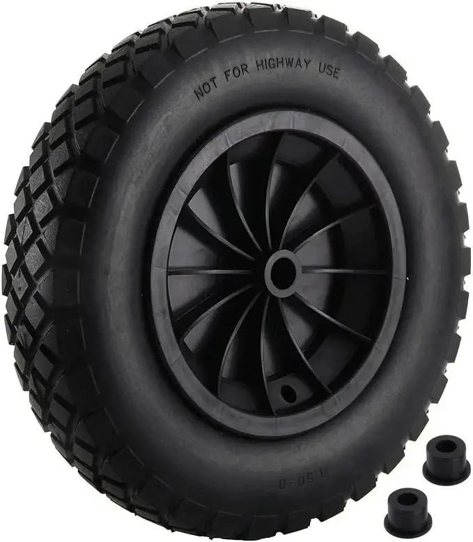PU Wheelbarrow Wheel 14 Inch 3.50-8 Puncture