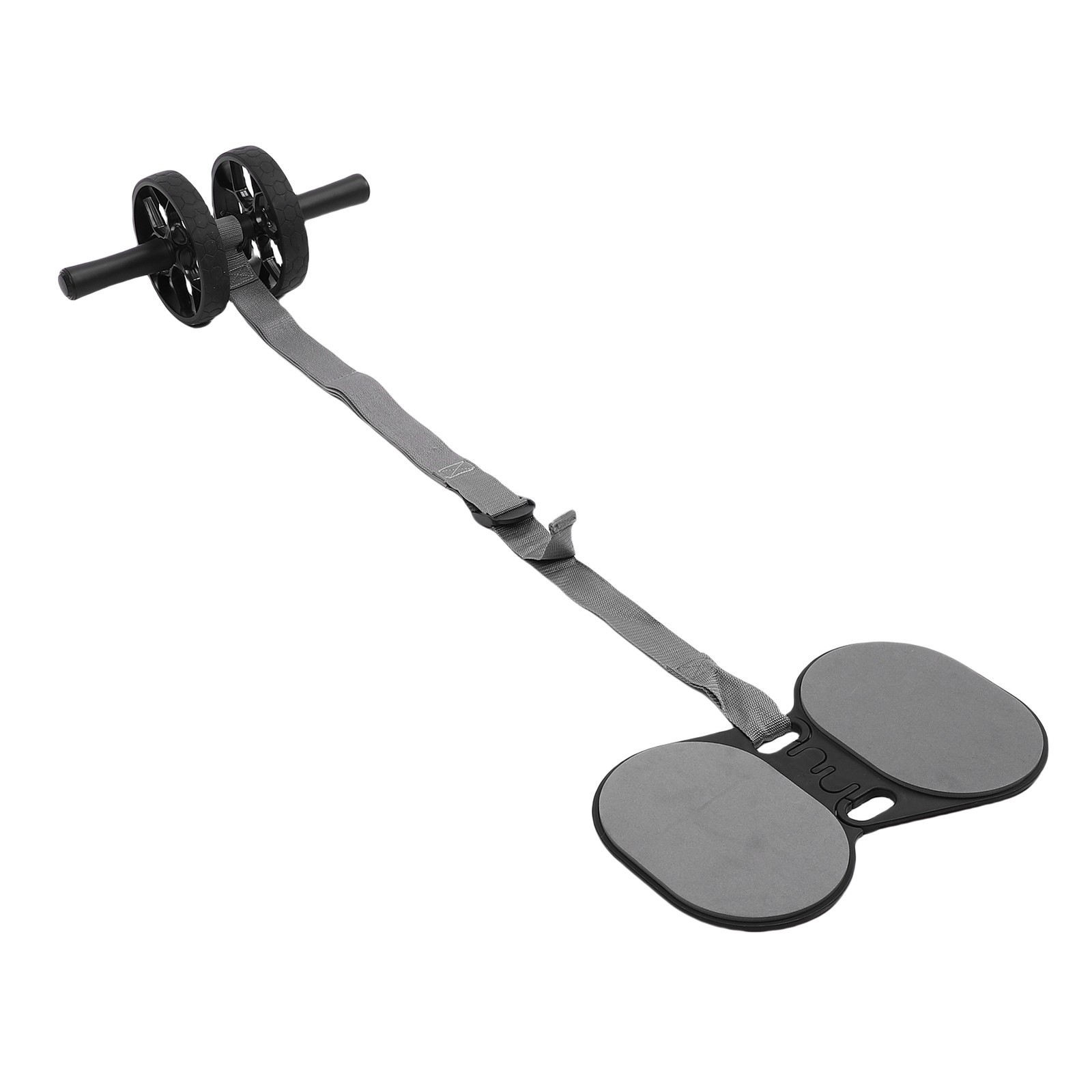 Abdominal Wheel Roller With Automatic Rebound Pull Strap Knee Pad Men Women Dual — image 8