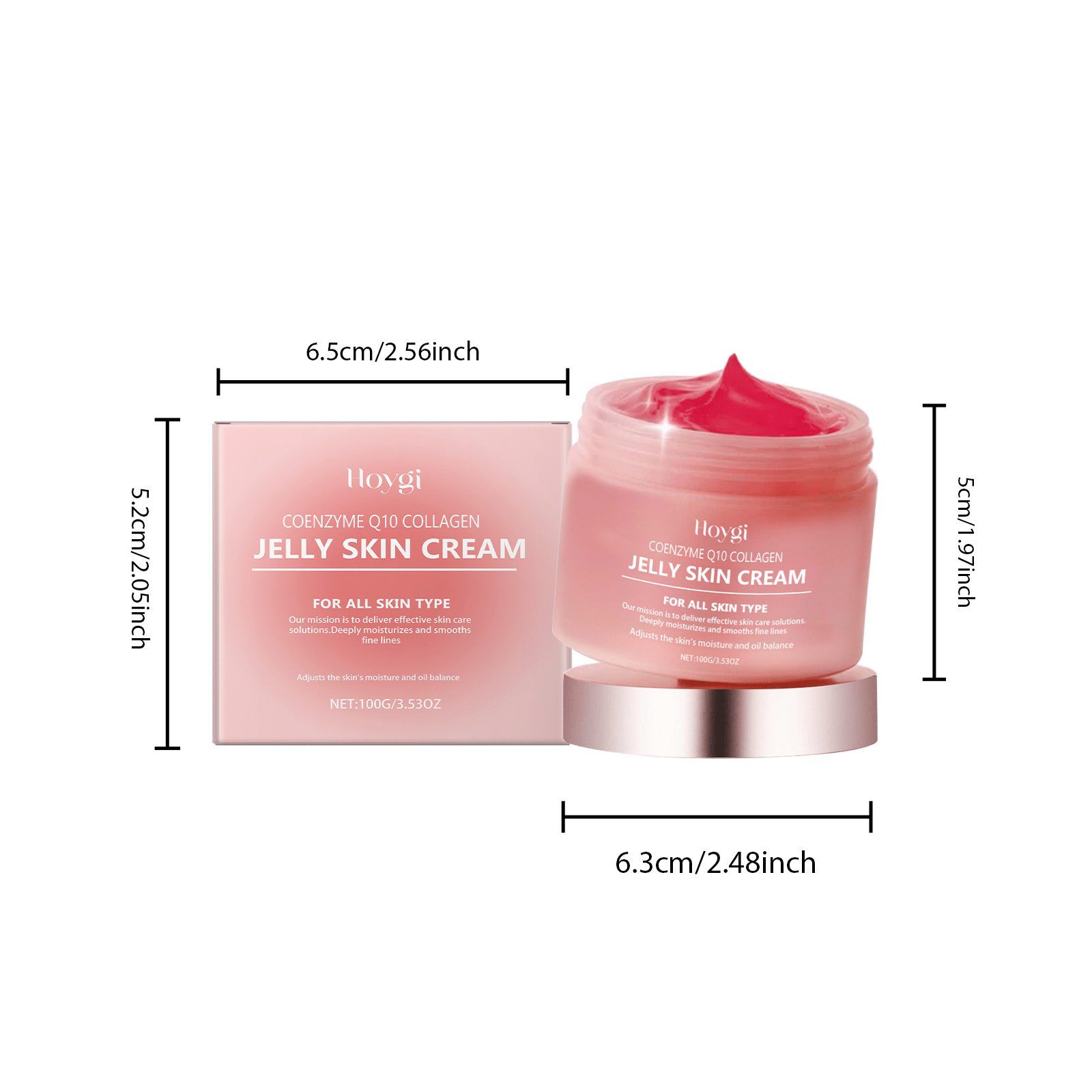 HOYGI Face Moisturizing Jelly Cream, 100 g image 2