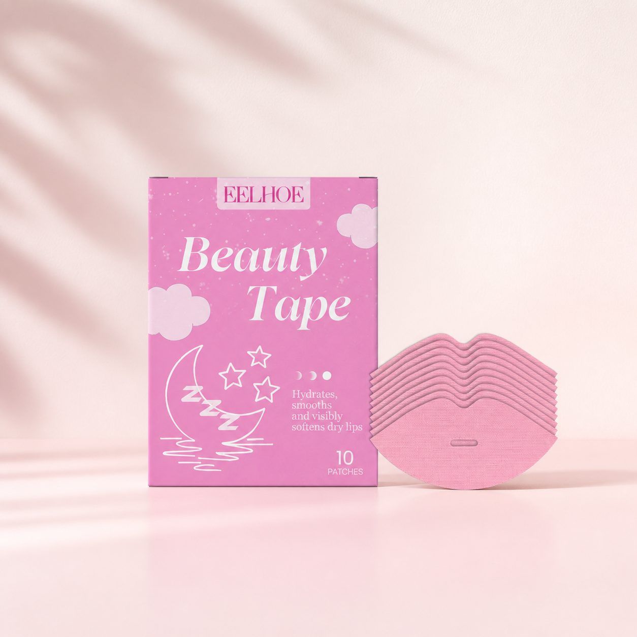 EELHOE Overnight Lip Care Patches, 10 Pieces