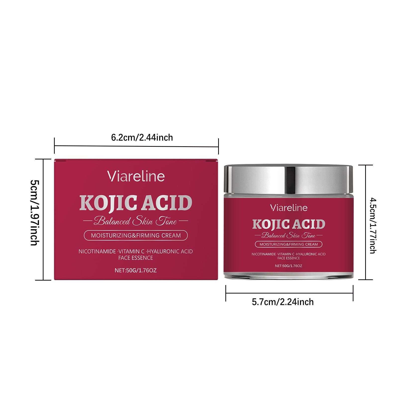 VIARELINE Moisturizing Face Care Cream, 50 g image 3