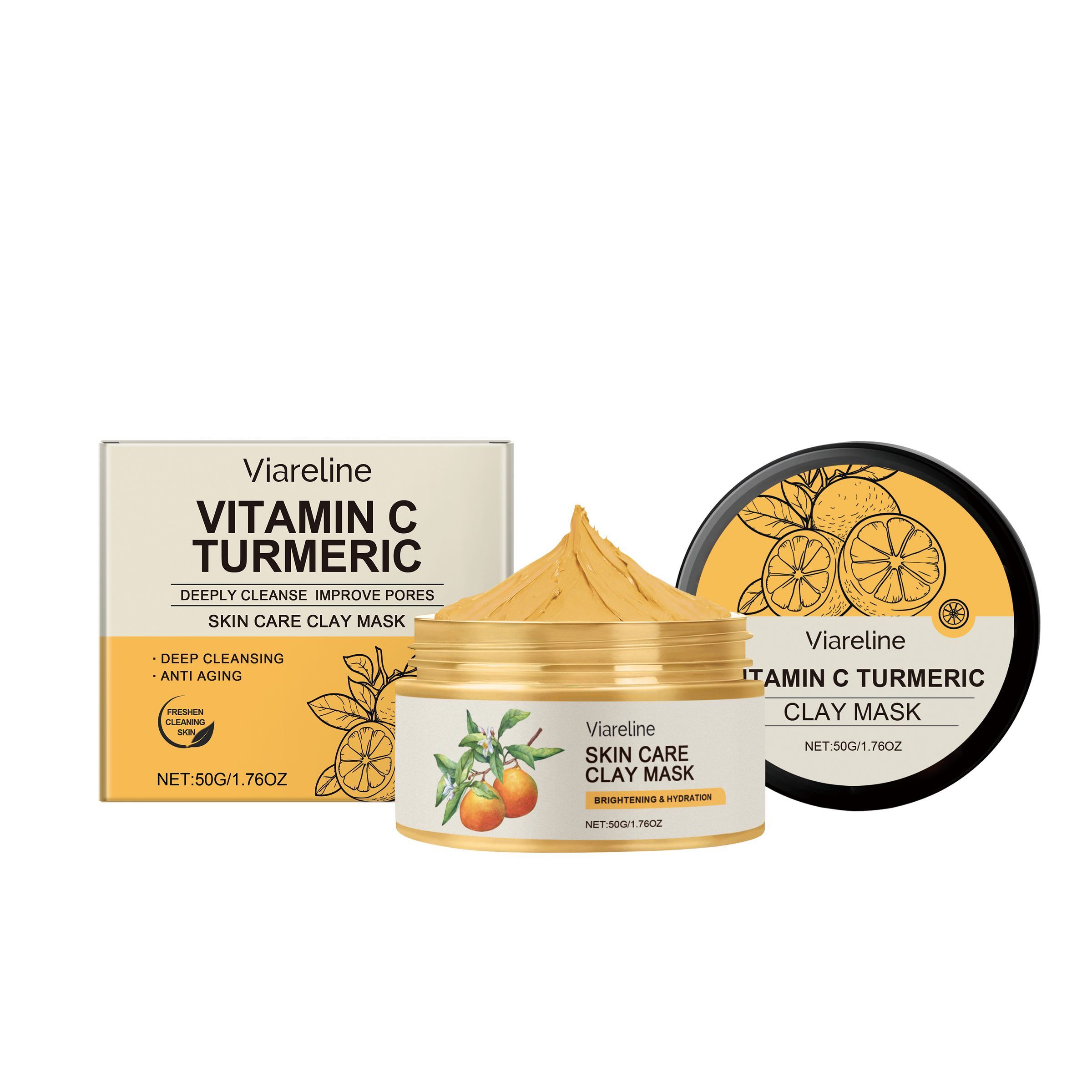 VIARELINE Vitamin C Mud Face Mask, 50 g