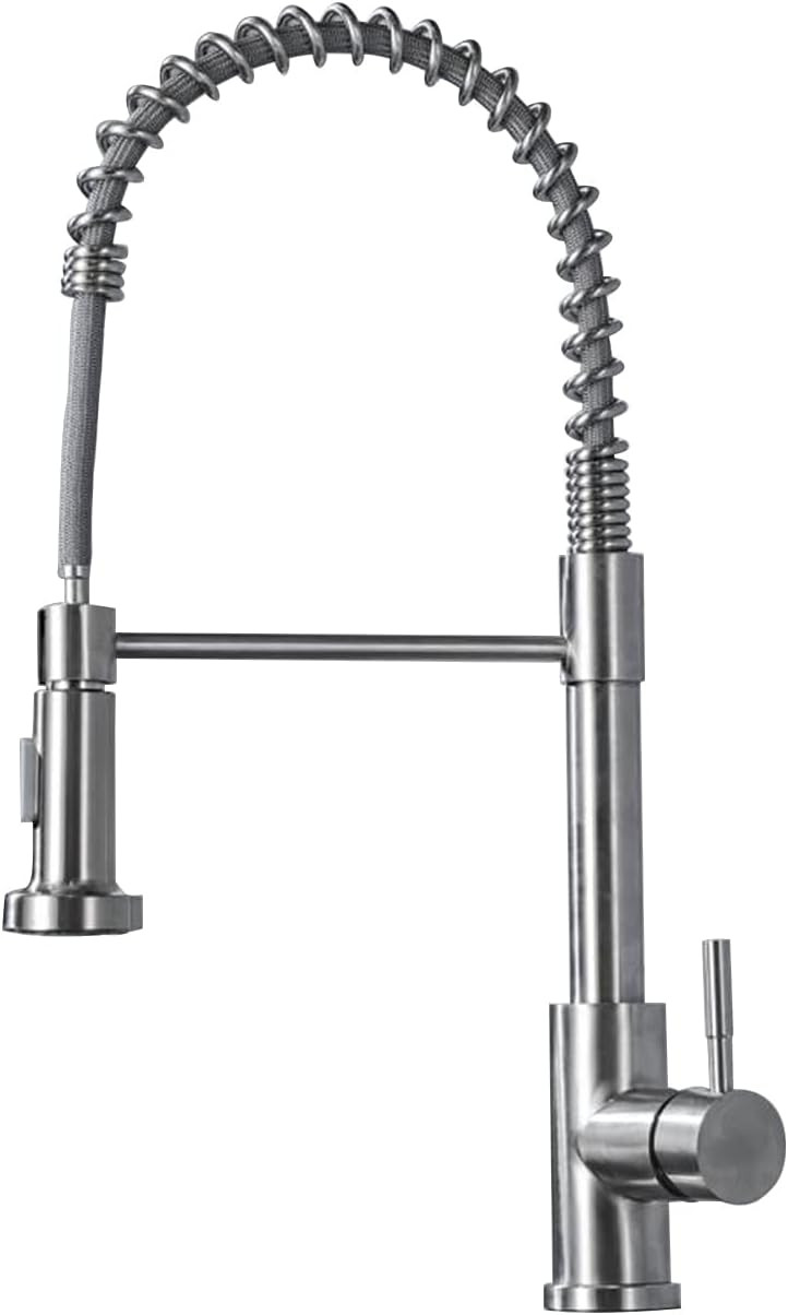 Modern Monobloc Pull Out Kitchen Mixer Tap Dual Spout Spray Single Lever — image 3