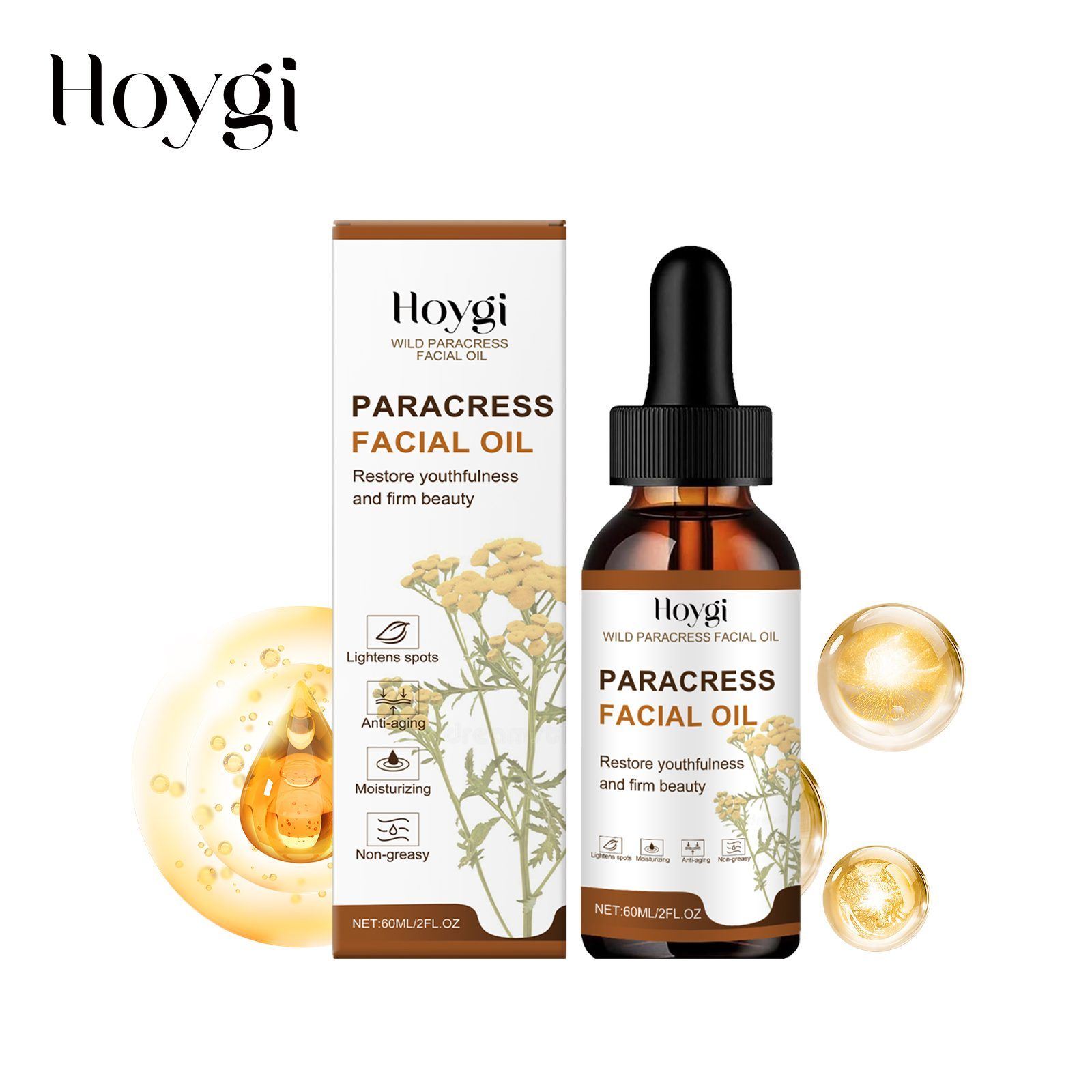 HOYGI Paracress Facial Care Oil, 60 ml image 5