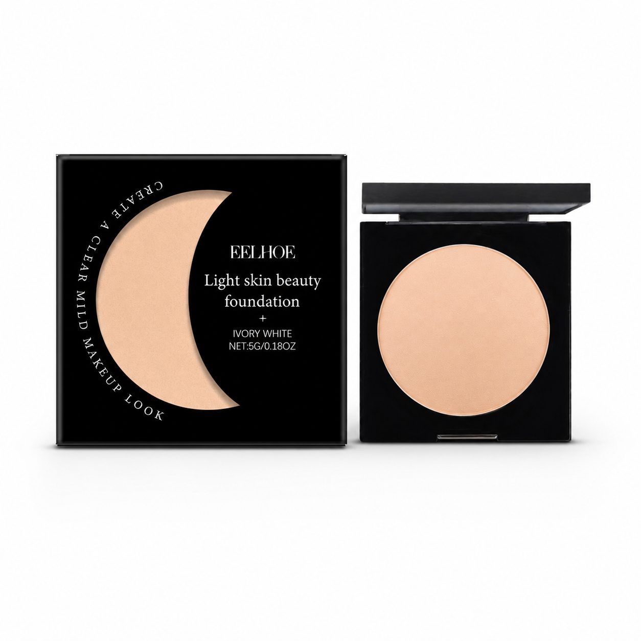 EELHOE Moisturizing Concealer Foundation Cream, Ivory, 5 g