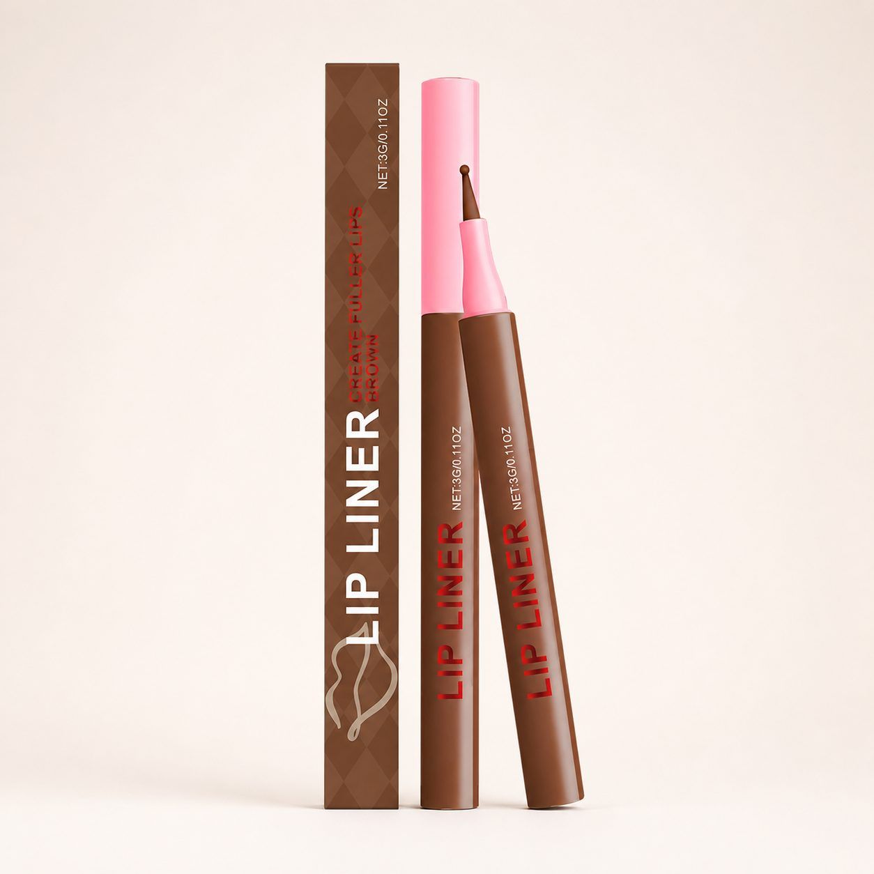 AMZ Lip Liner, Brown, 3 g