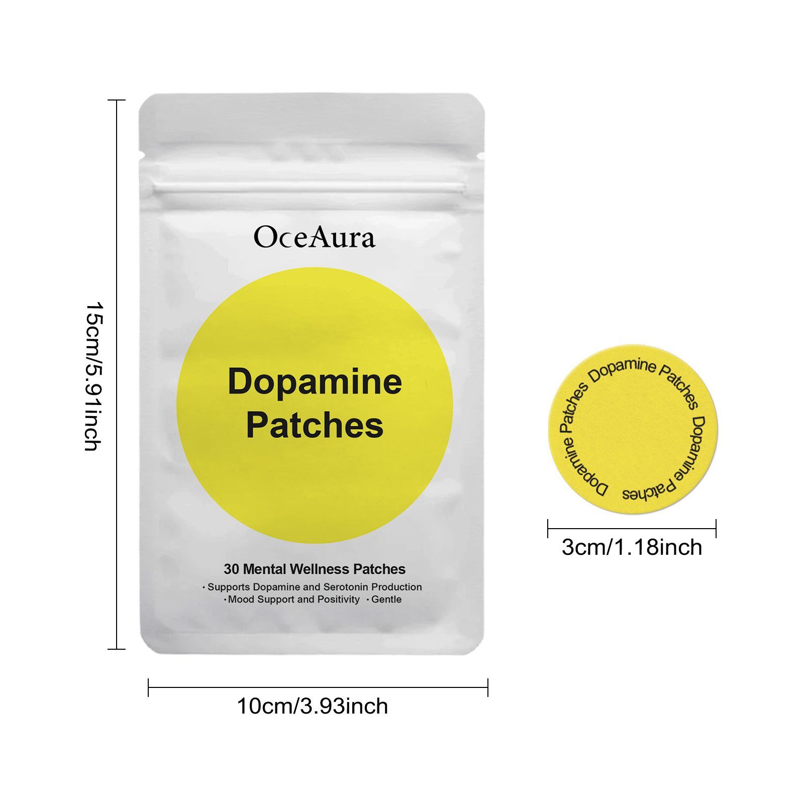 OCEAURA Single-Use Body Care Patches, 30 Pieces image 2