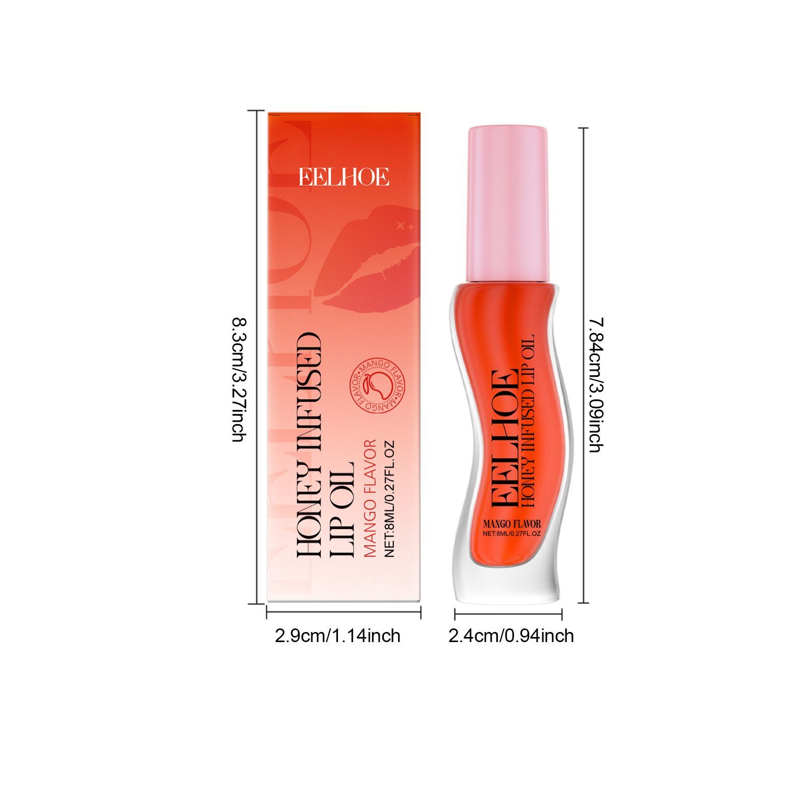 EELHOE Mango Honey Lip Oil, 8 ml