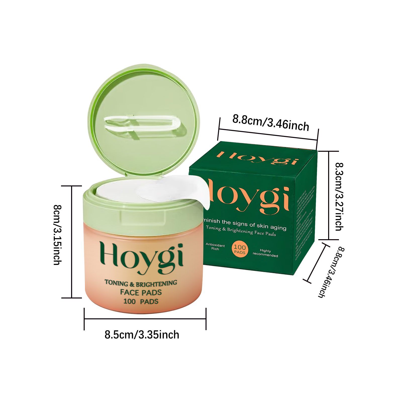 HOYGI Centella Moisture Pads, 100 Pads image 2