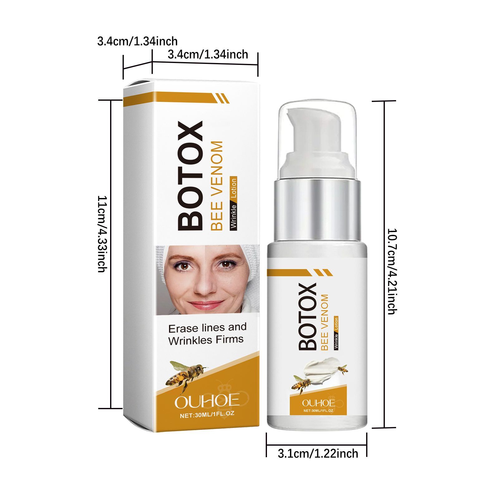 OUHOE Moisturizing Face Care Lotion, 30 ml image 2