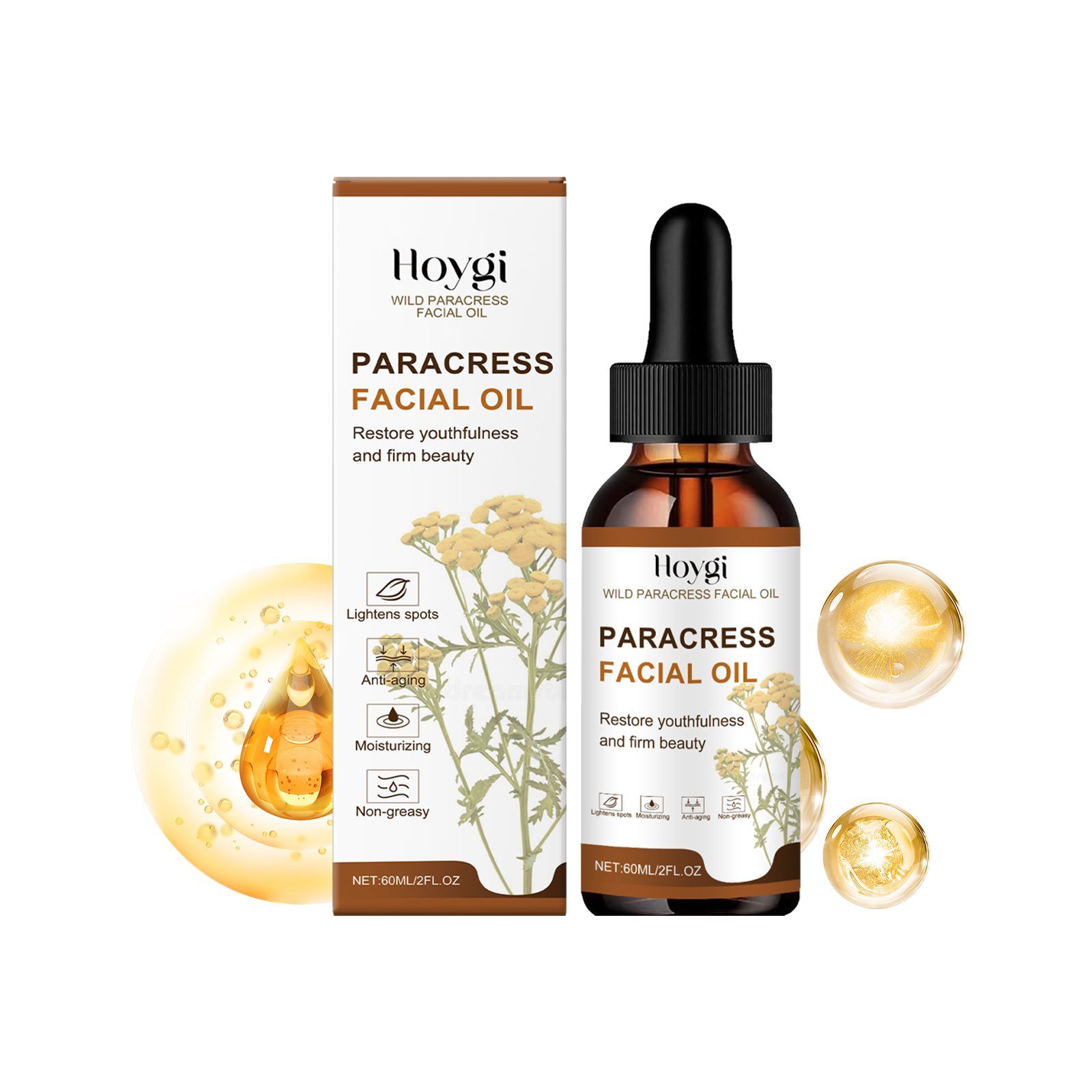 HOYGI Paracress Facial Care Oil, 60 ml image 2