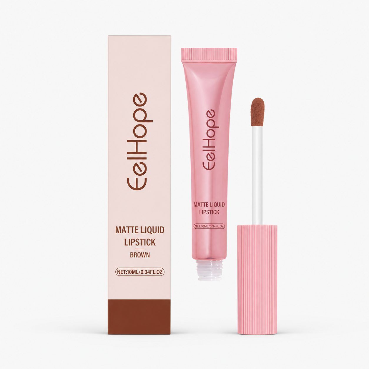 EELHOPE Matte Liquid Lip Color, Brown, 10 ml