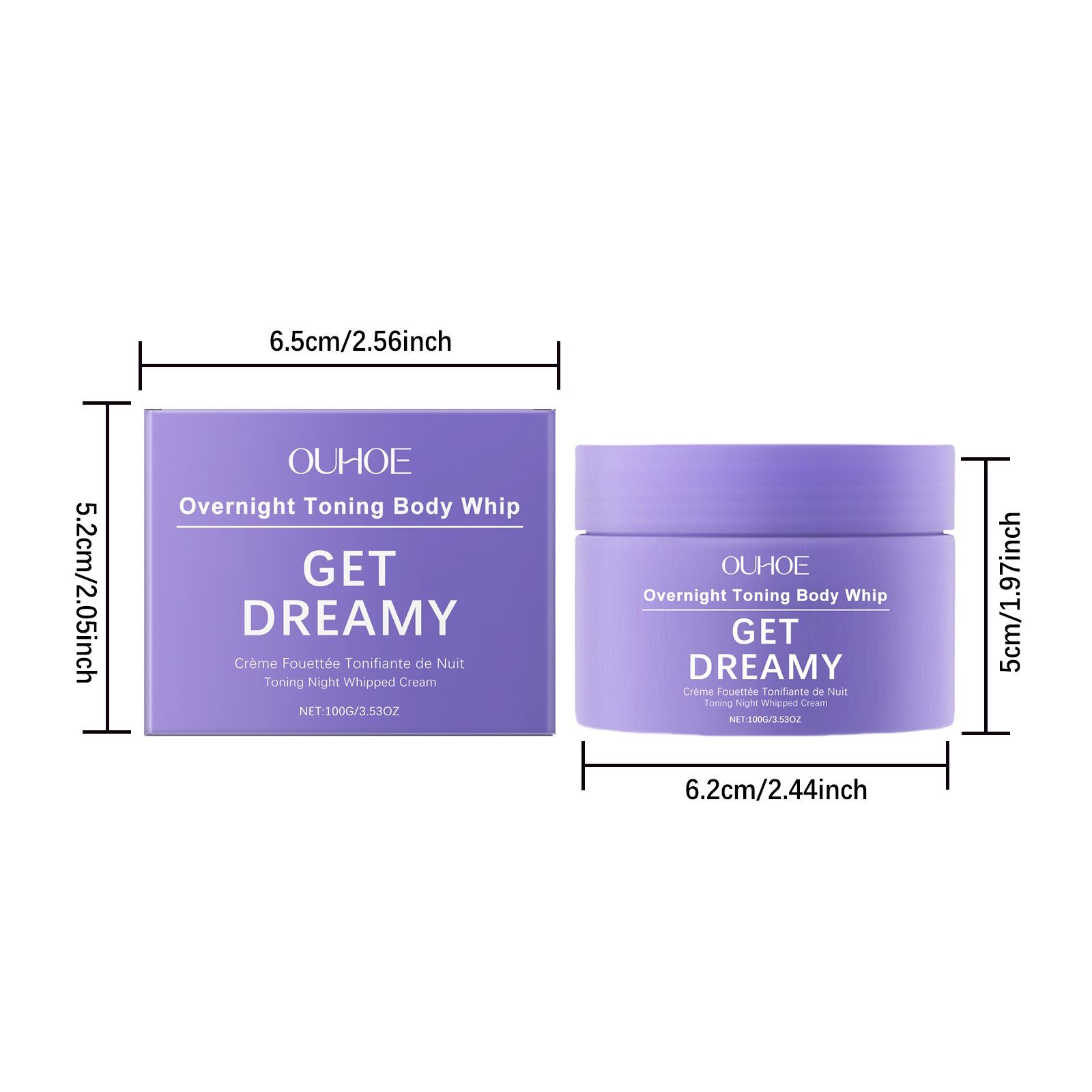 OUHOE Moisturizing Body Care Cream, 100 g image 3