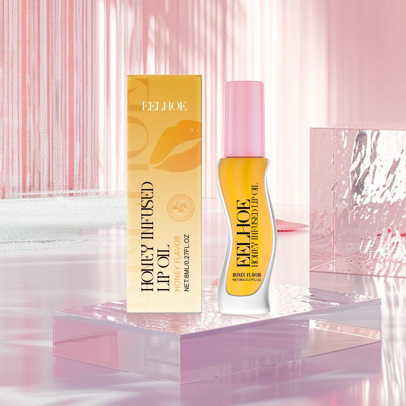 EELHOE Honey Moisturizing Lip Oil, 8 ml