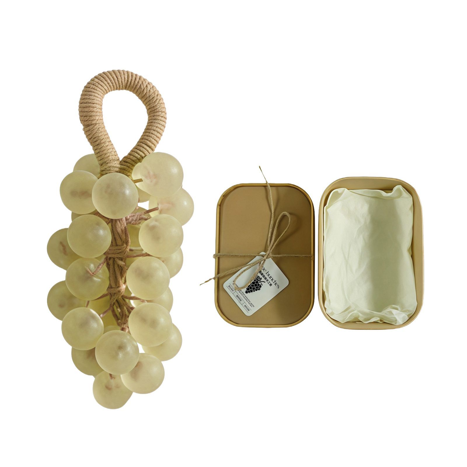 AMZ Jasmine Grape-Shaped Cleansing Soap Gift Set, 25 Pieces