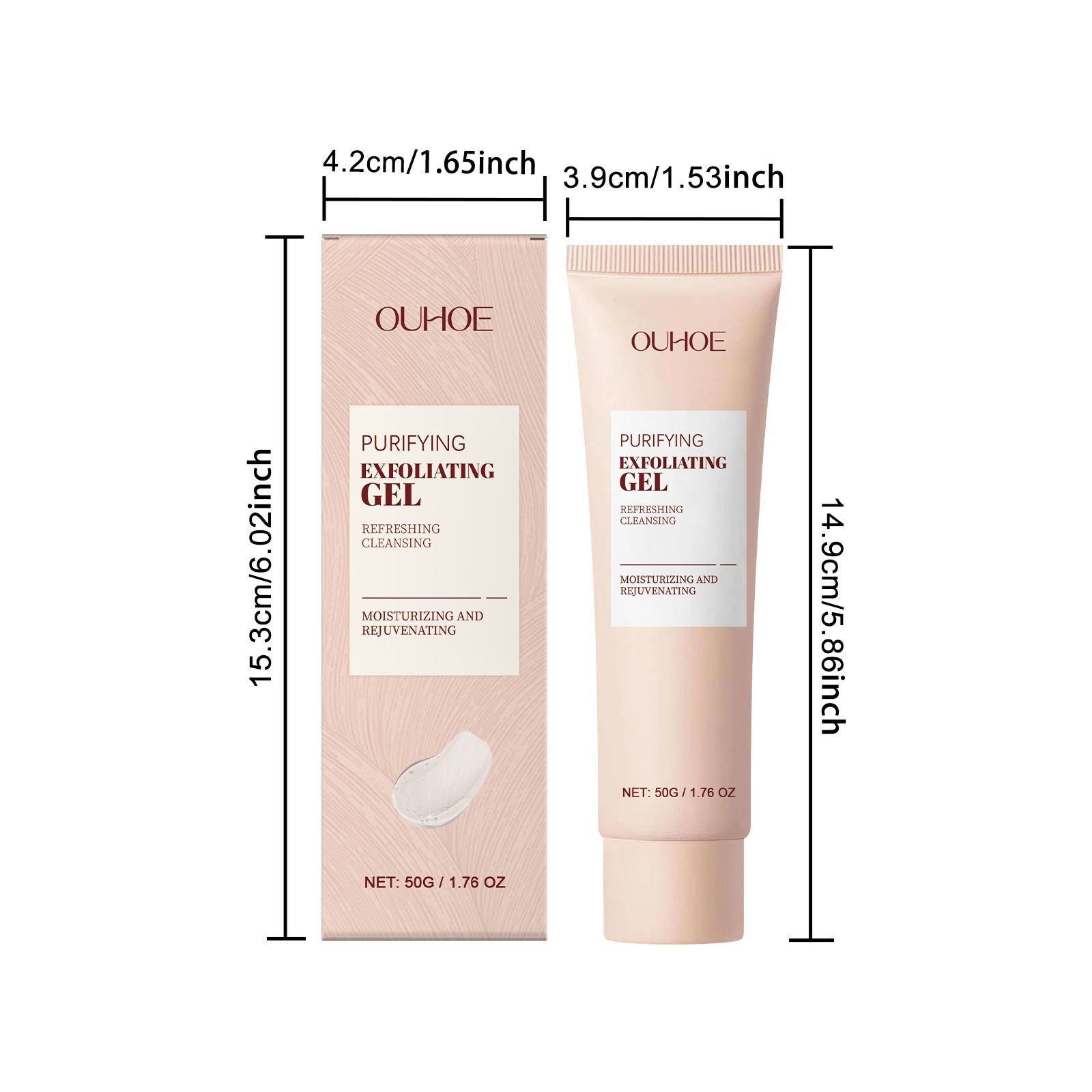 OUHOE Facial Exfoliating Gel, 50 g image 3