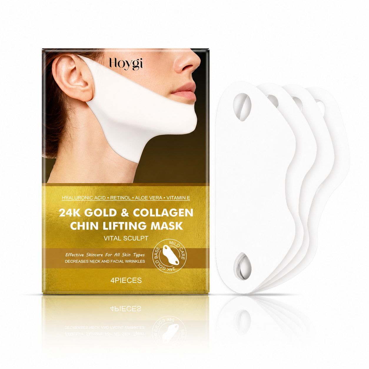 HOYGI Face Care Sheet Mask Set, 4 Pieces