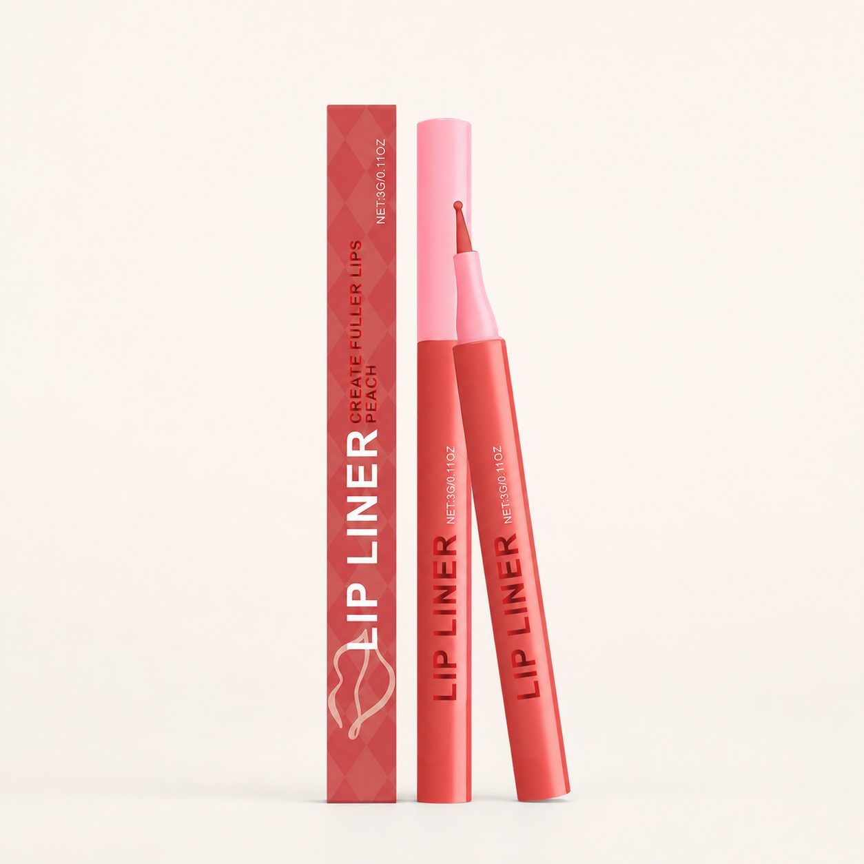 AMZ Lip Liner, Pink Red, 3 g