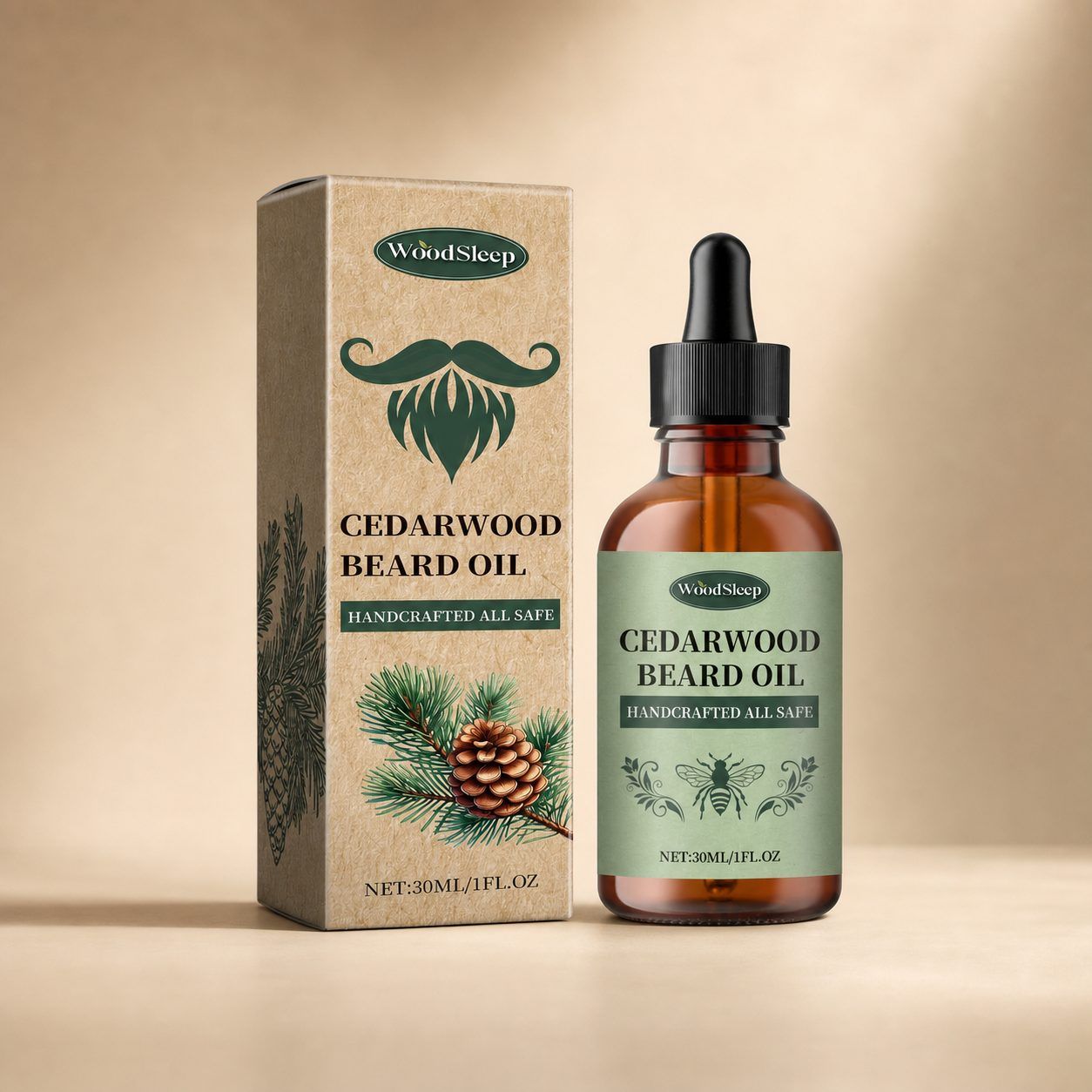 WOODSLEEP Beard Conditioning Oil, 30 ml