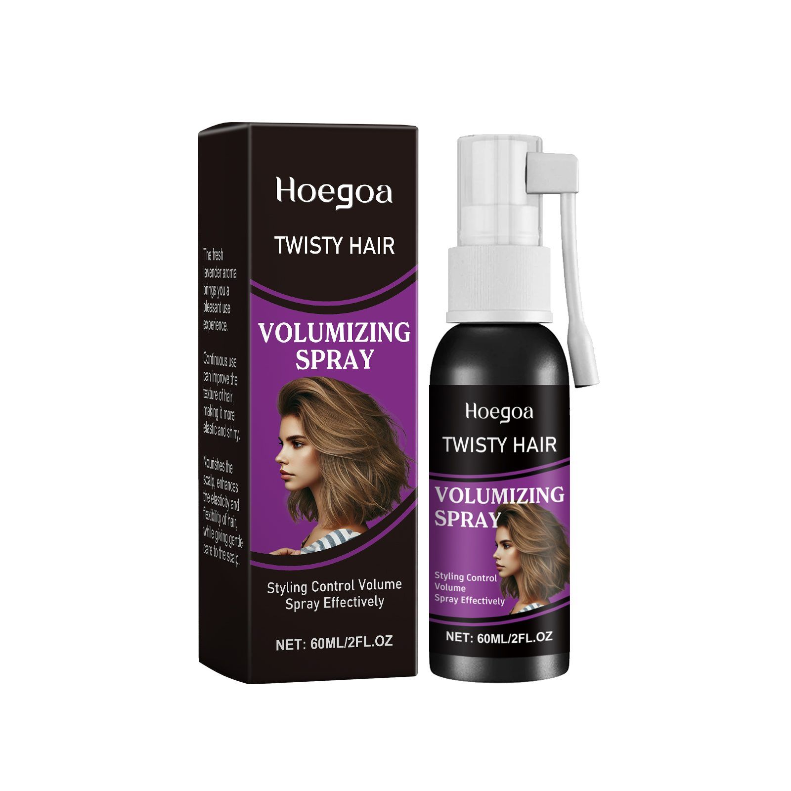 HOEGOA Hair Volumizing Styling Spray, 60 ml