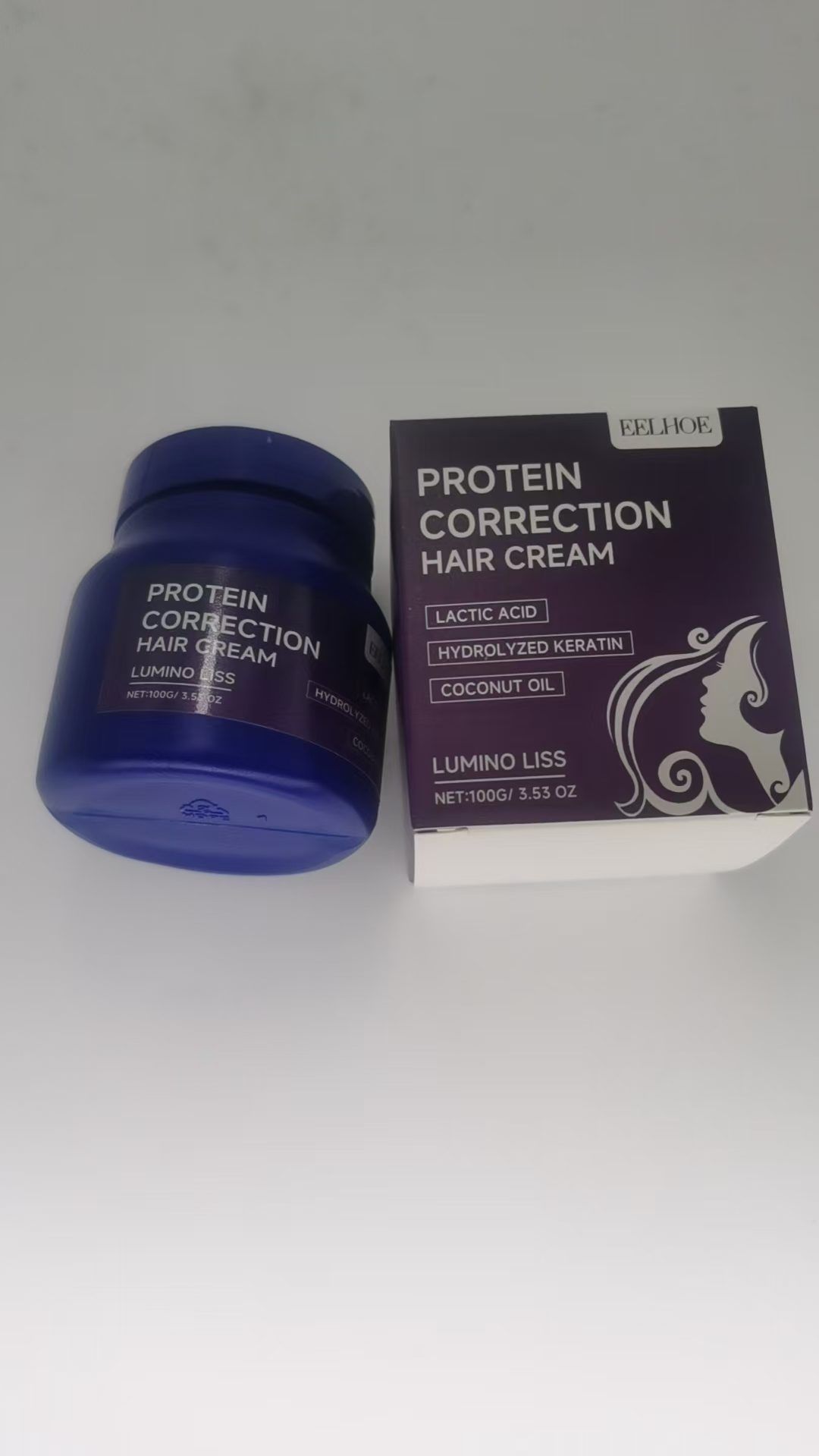 EELHOE Protein Smoothing Hair Cream, 100 g image 6