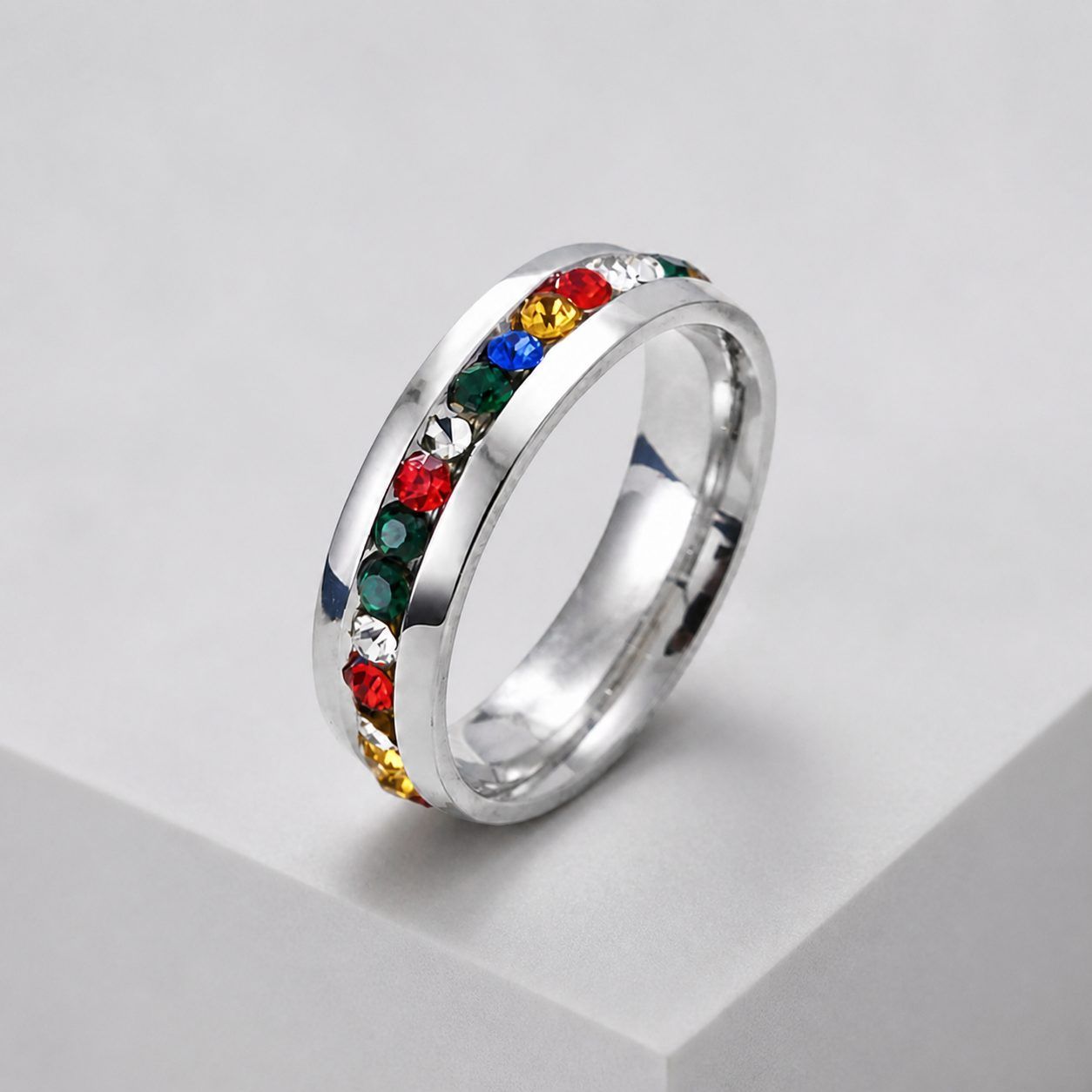 HOUKEA Colored Fashion Ring, 1 Piece image 7