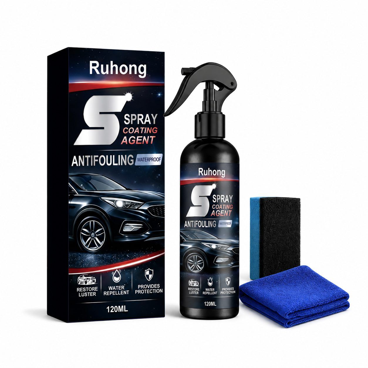 OEM Automotive Coating Spray Kit, 120 ml Kit