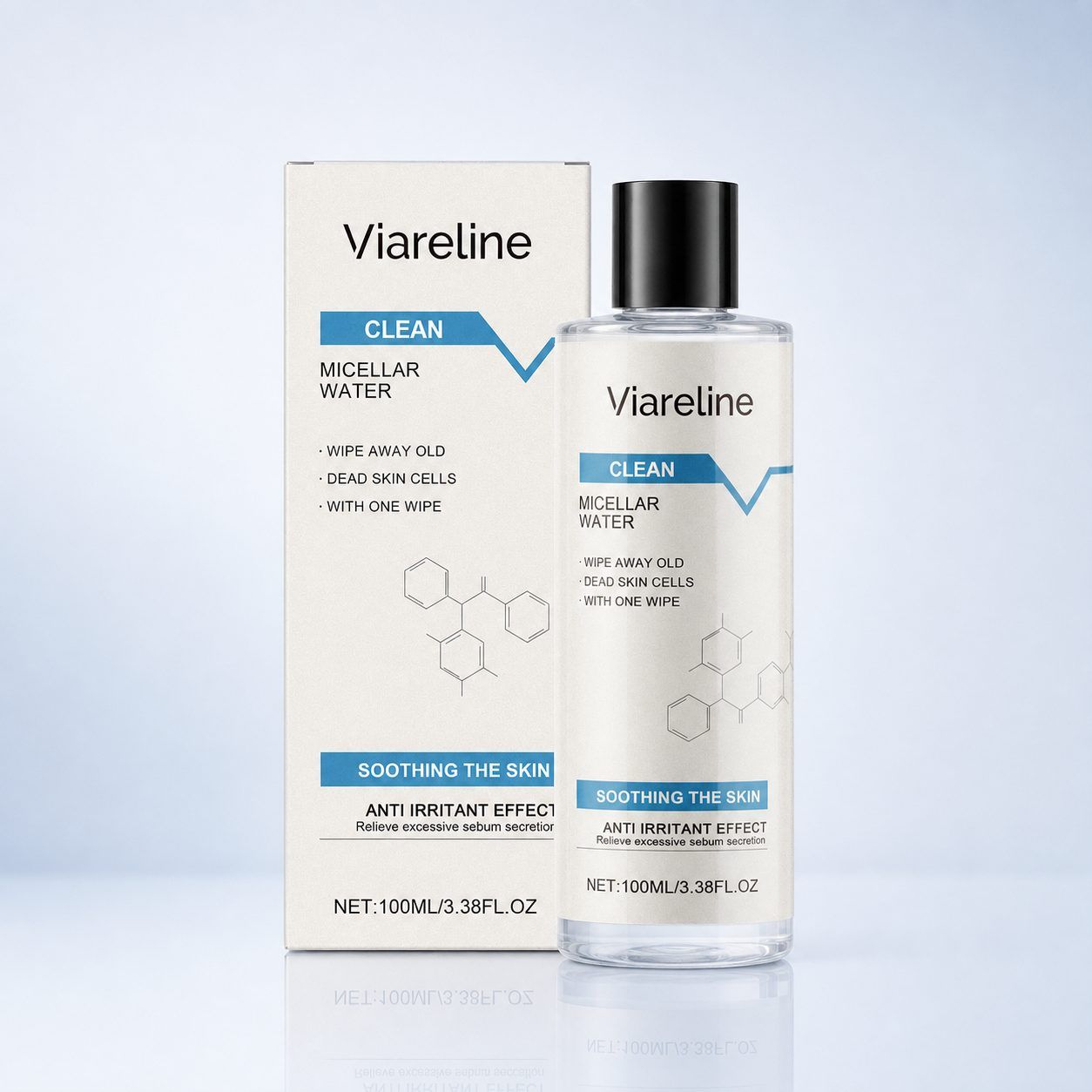 VIARELINE Makeup Remover Cleansing Water, 100 ml