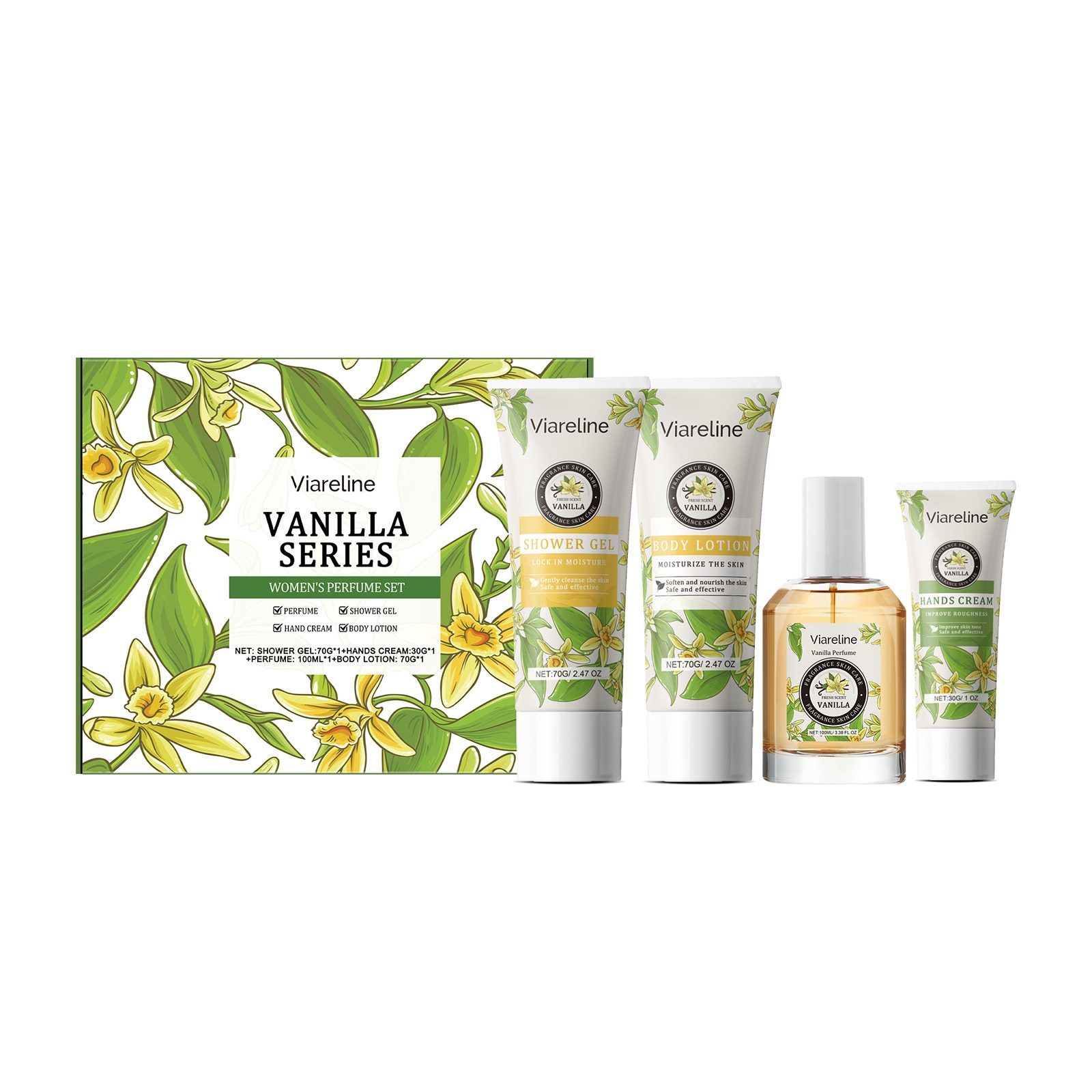 VIARELINE Fragrance and Body Care Gift Set, 1 Set