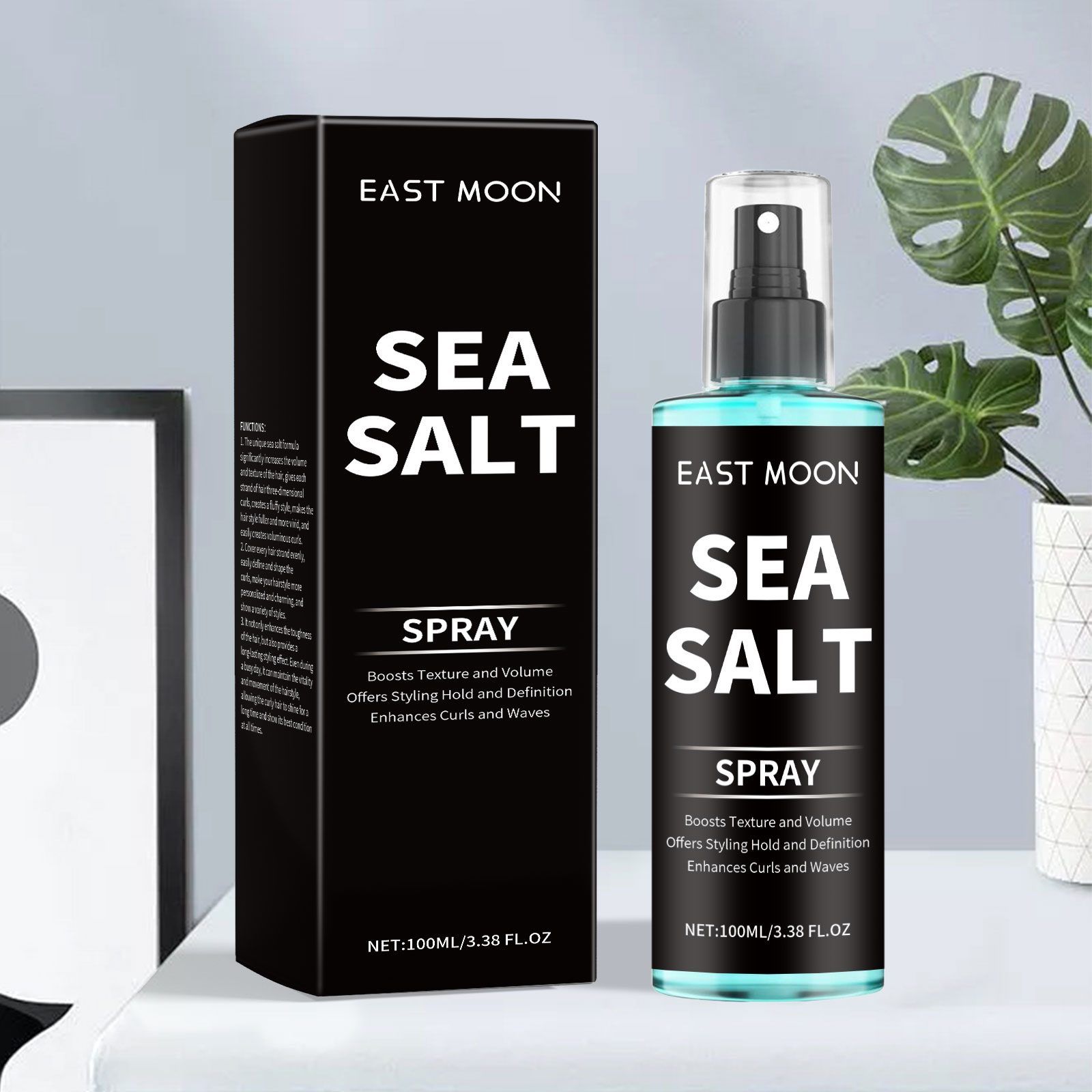 EAST MOON Sea Salt Curl Styling Spray, 100 ml image 3