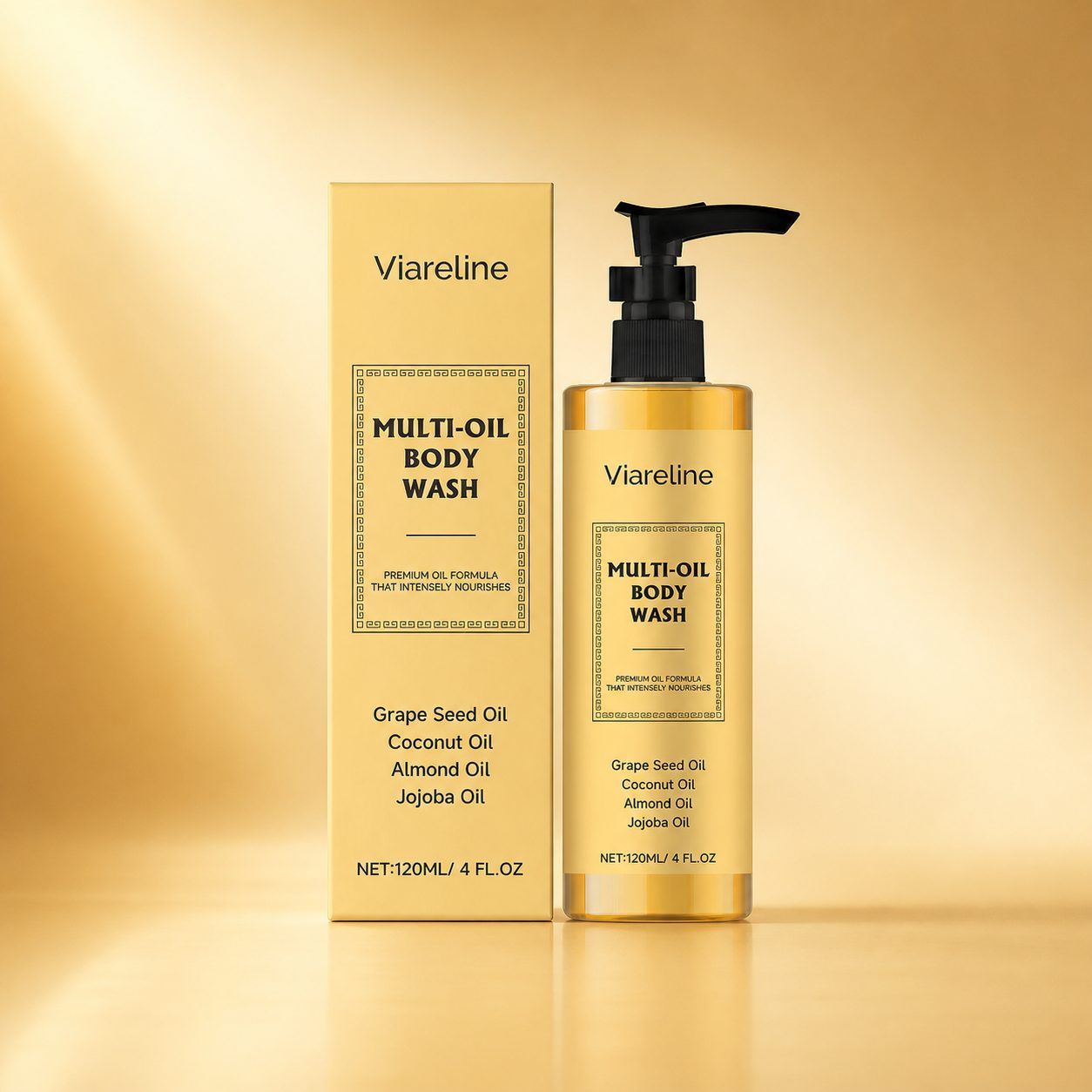 VIARELINE Multi-Oil Body Cleansing Oil, 120 ml