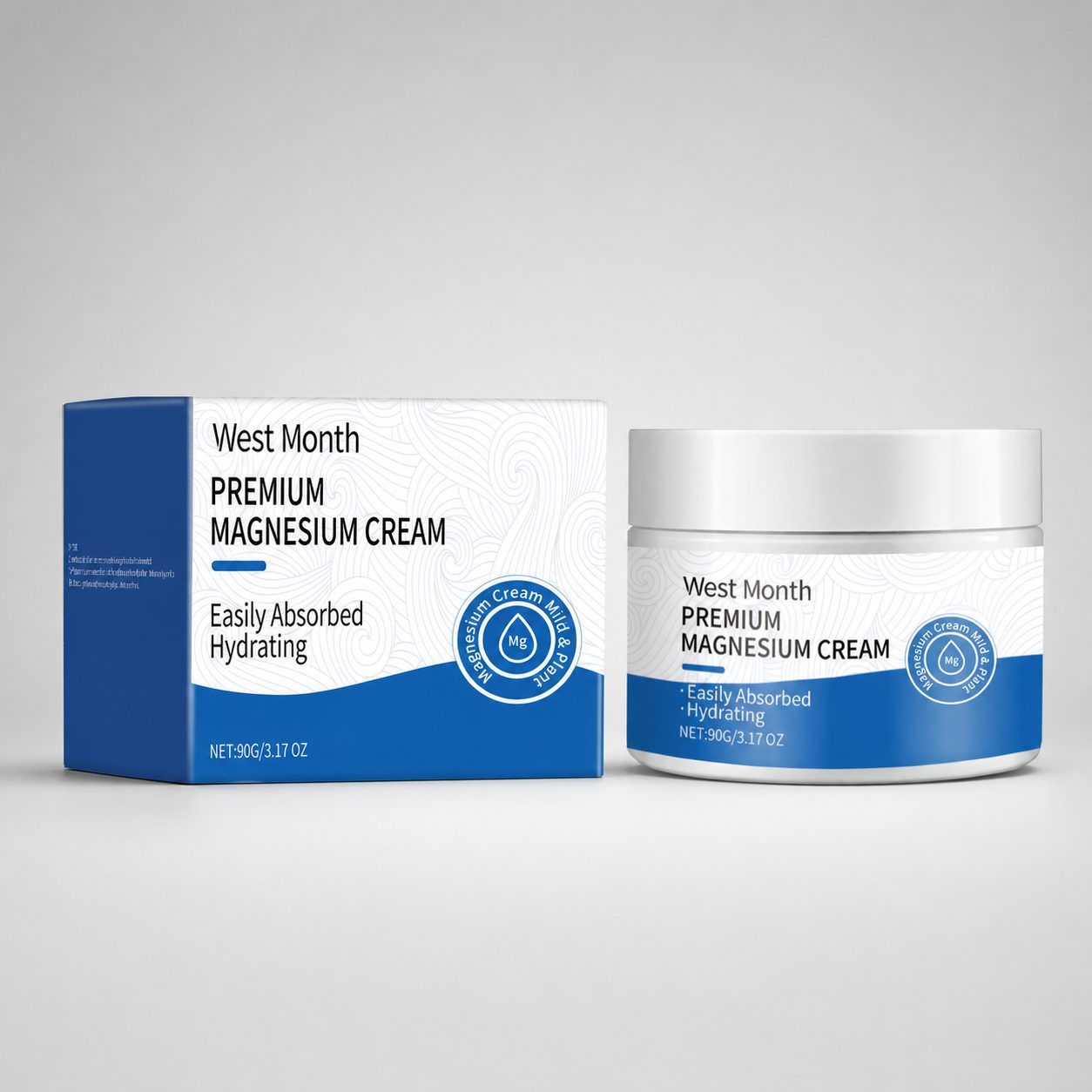 WEST MONTH Magnesium Body Cream, 90 g
