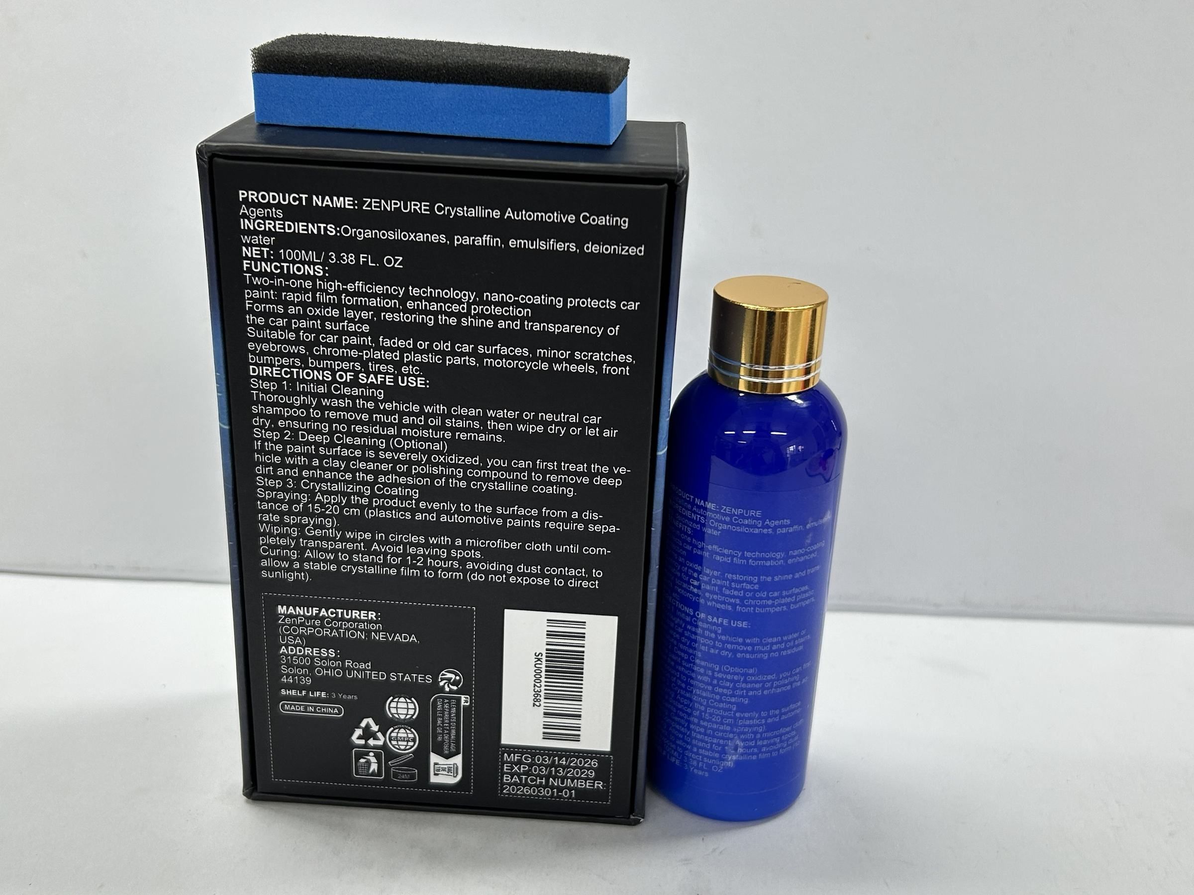AMZ Automotive Exterior Coating Liquid, 100 ml