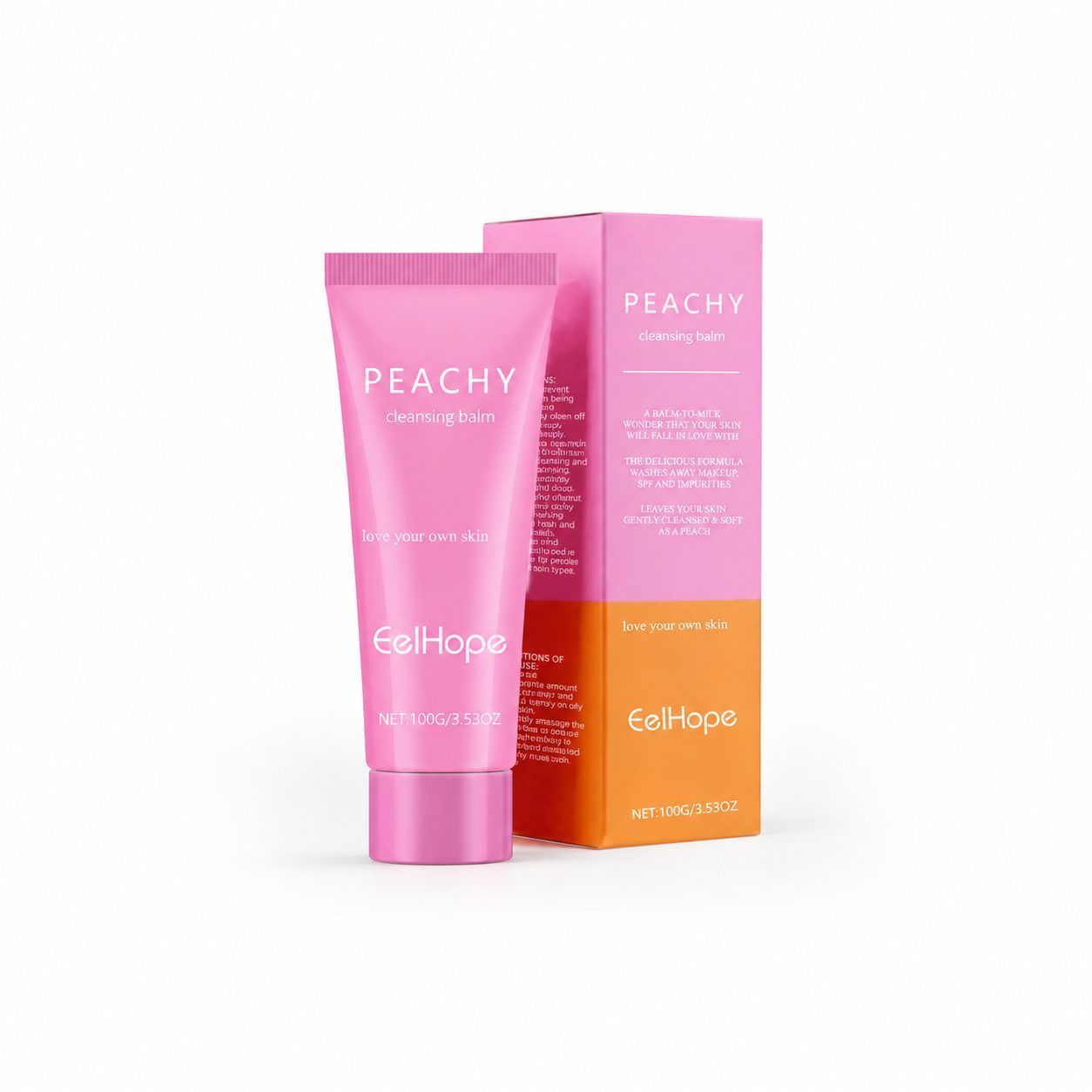 EELHOPE Peach Makeup Remover Balm, 100 g