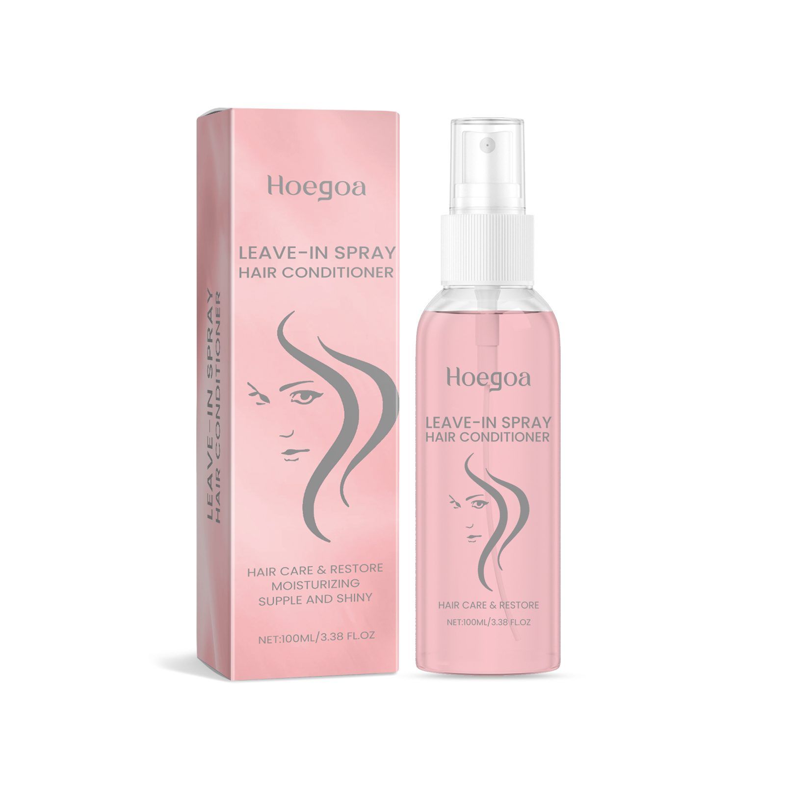 HOEGOA Leave-In Hair Smoothing Spray, 100 ml image 2