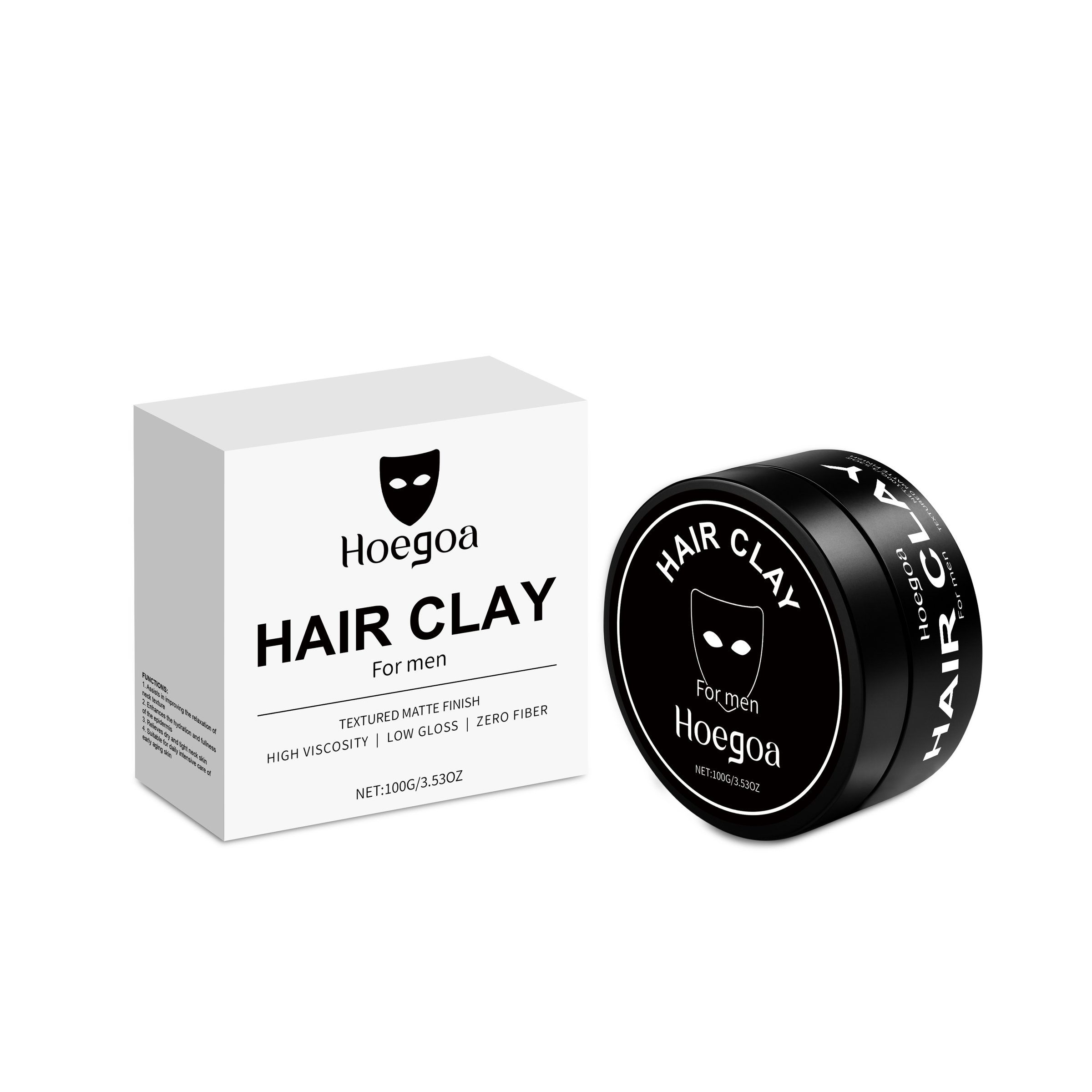 HOEGOA Men's Hair Styling Clay, 100 g
