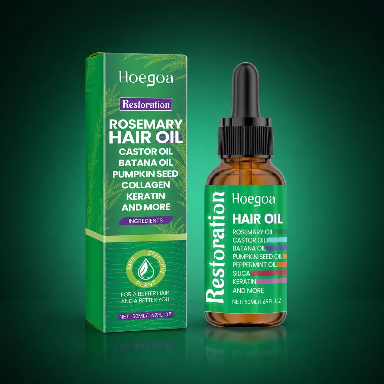 HOEGOA Rosemary Hair Care Oil, 50 ml