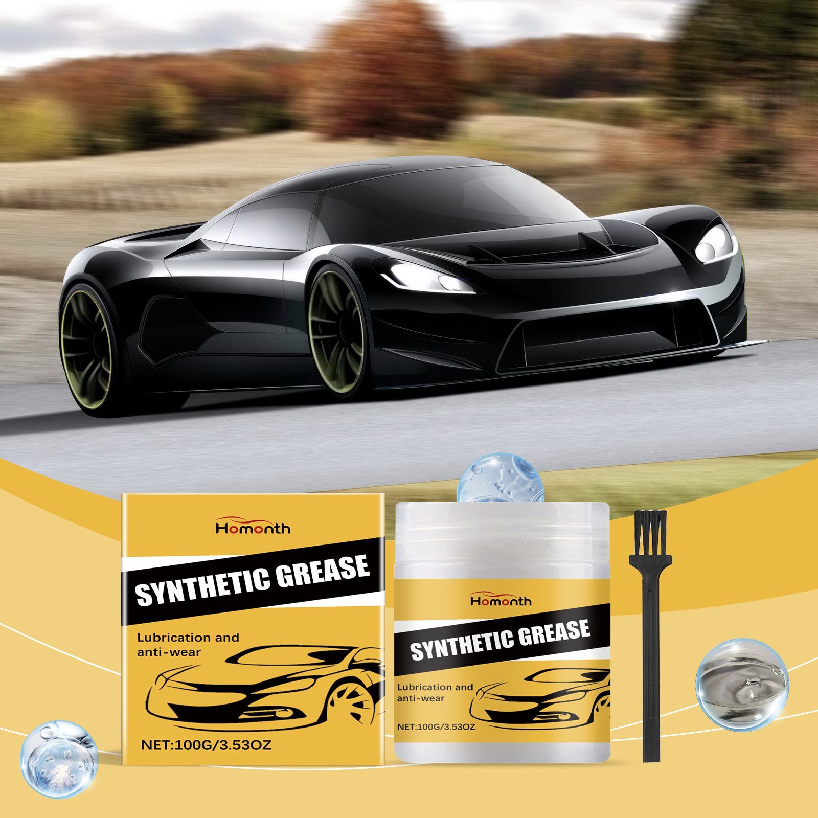 HOMONTH Automotive Maintenance Grease Kit, 100 g Kit image 5