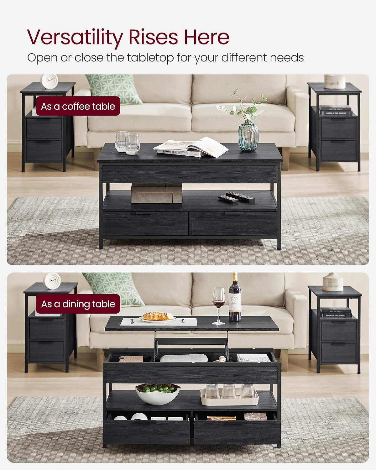 Lift Top Coffee Table, picture 4 of 4