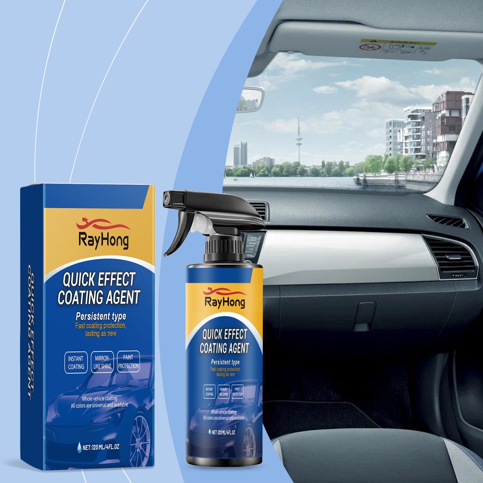 RAYHONG Automotive Coating Spray, 120 ml / 1 Bottle image 7