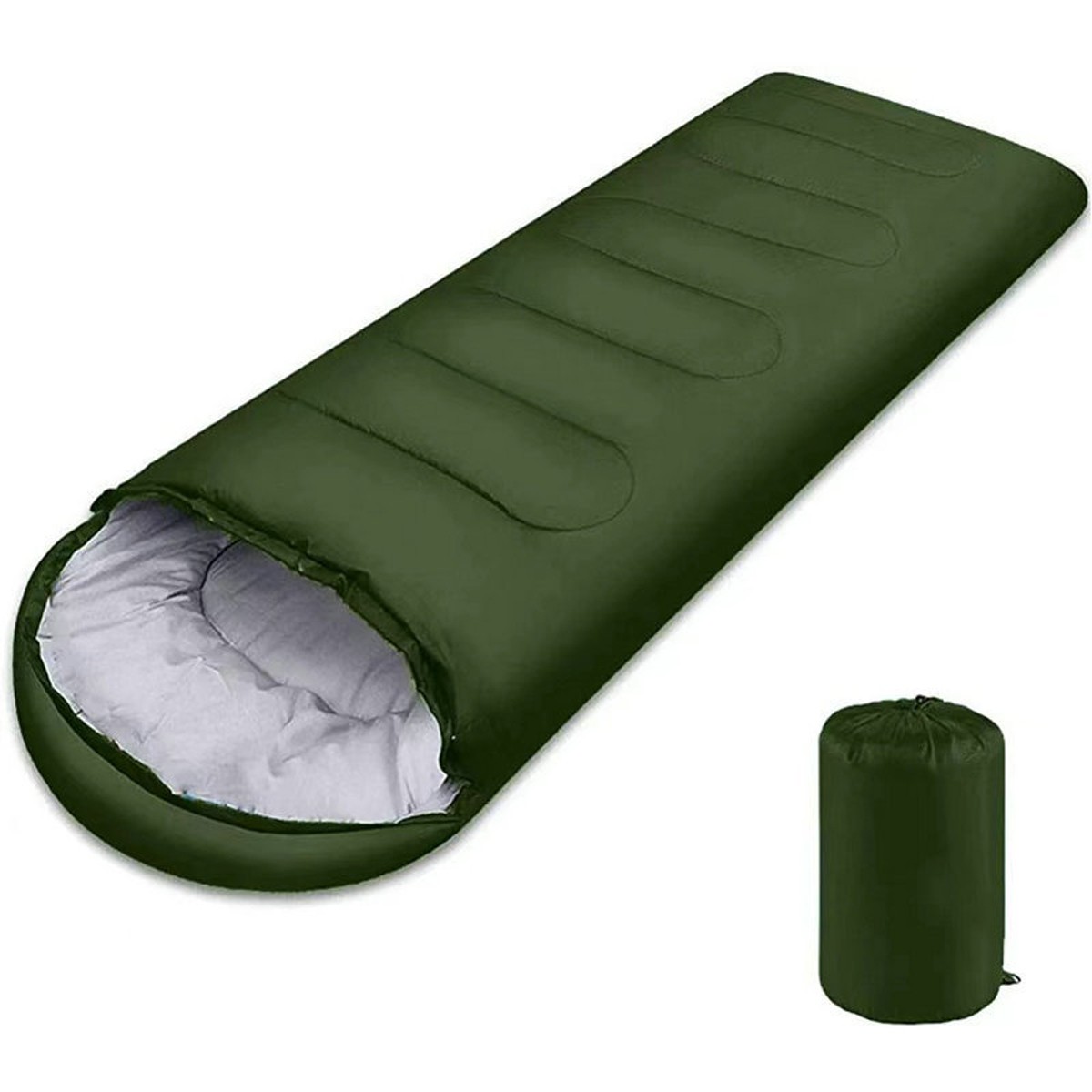 3-4 SEASON SINGLE SLEEPING BAGS CAMPING RECTANGULAR ENVELOPE ZIP UP KIDS A DULT
