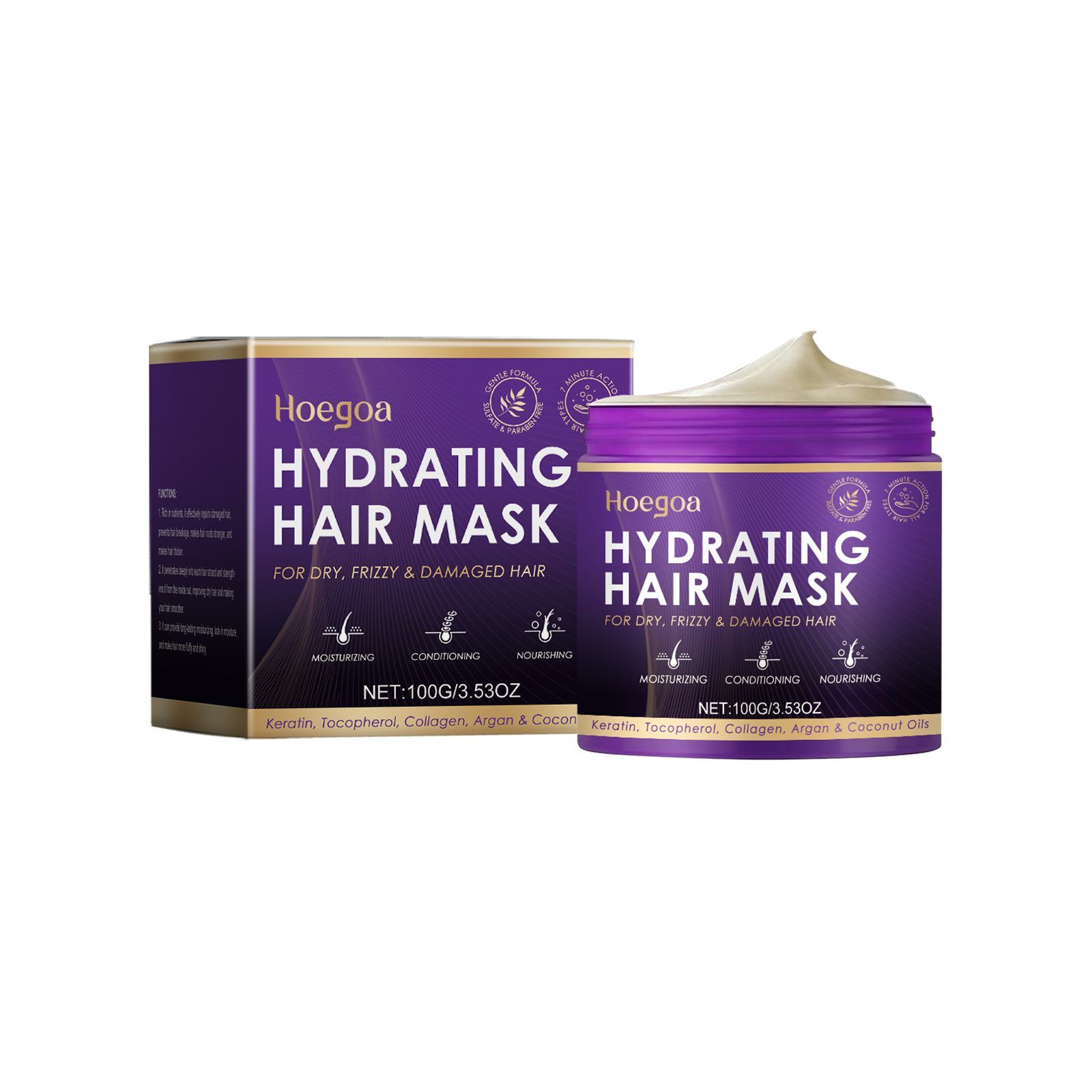 HOEGOA Moisturizing Hair Mask, 100 g