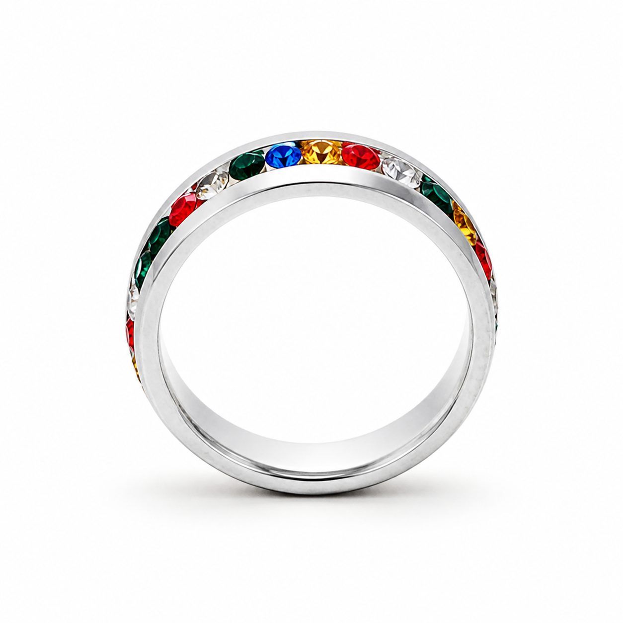HOUKEA Colored Fashion Ring, 1 Piece image 2