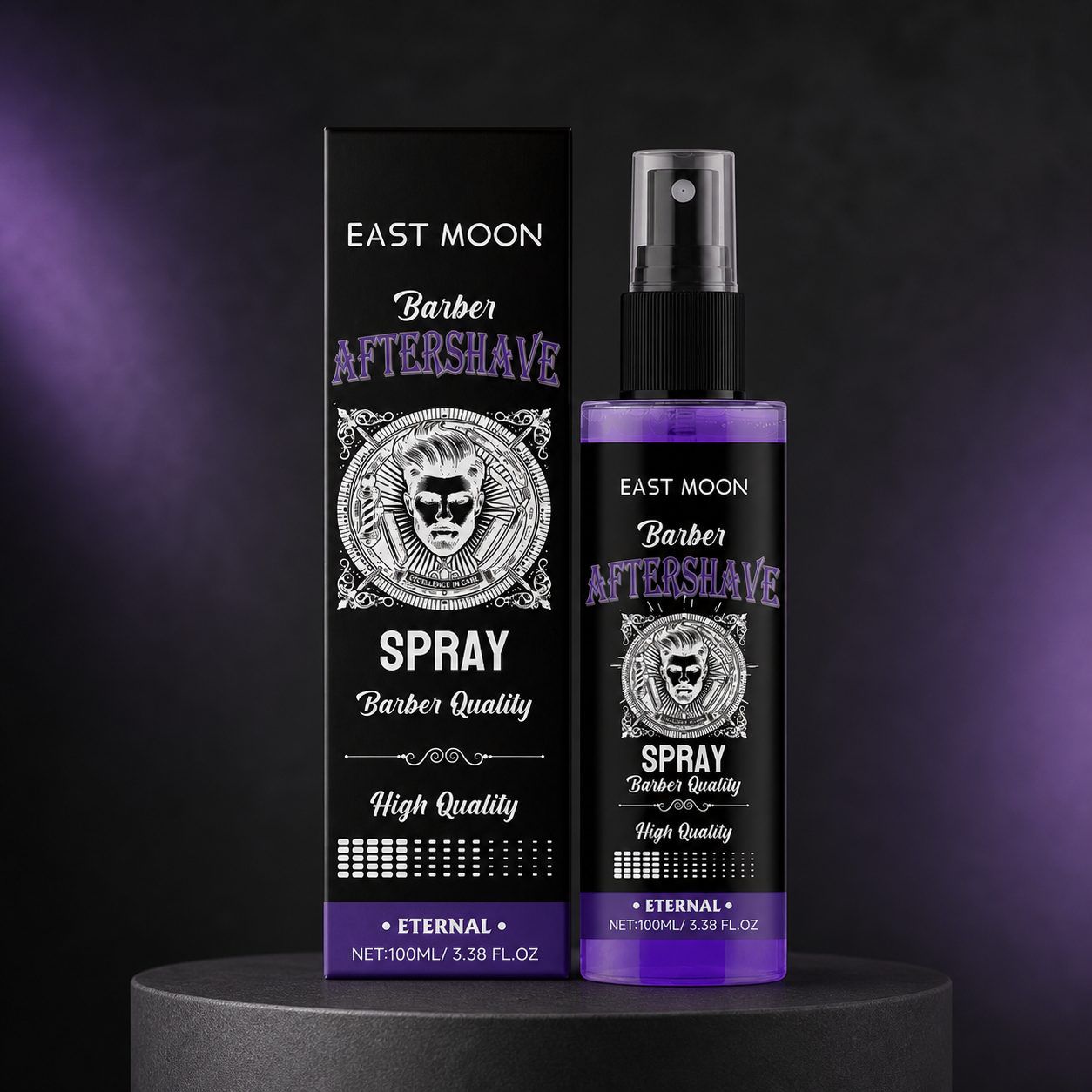 EAST MOON Aftershave Fragrance Spray, 100 ml