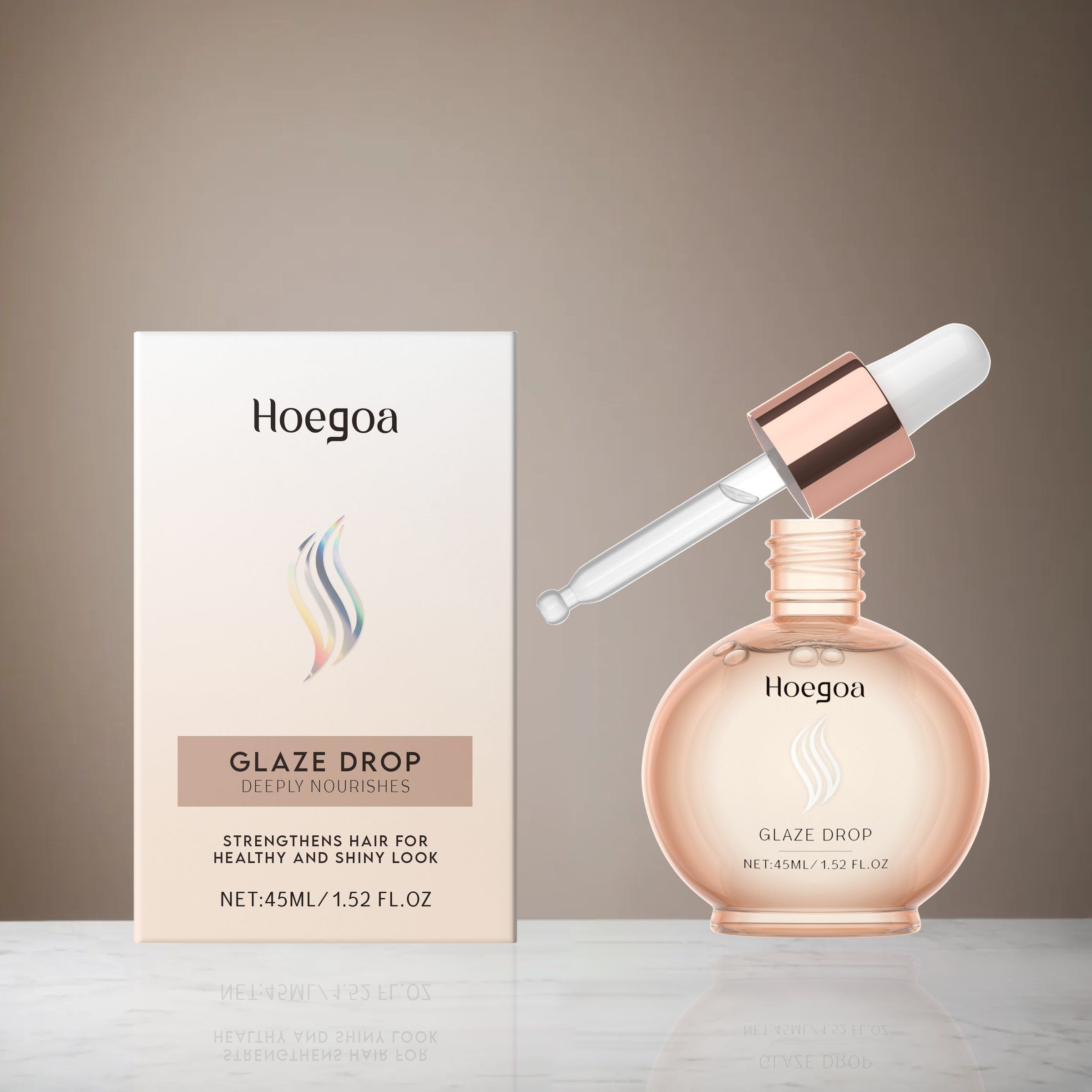 HOEGOA Anti-Frizz Hair Oil, 45 ml image 2