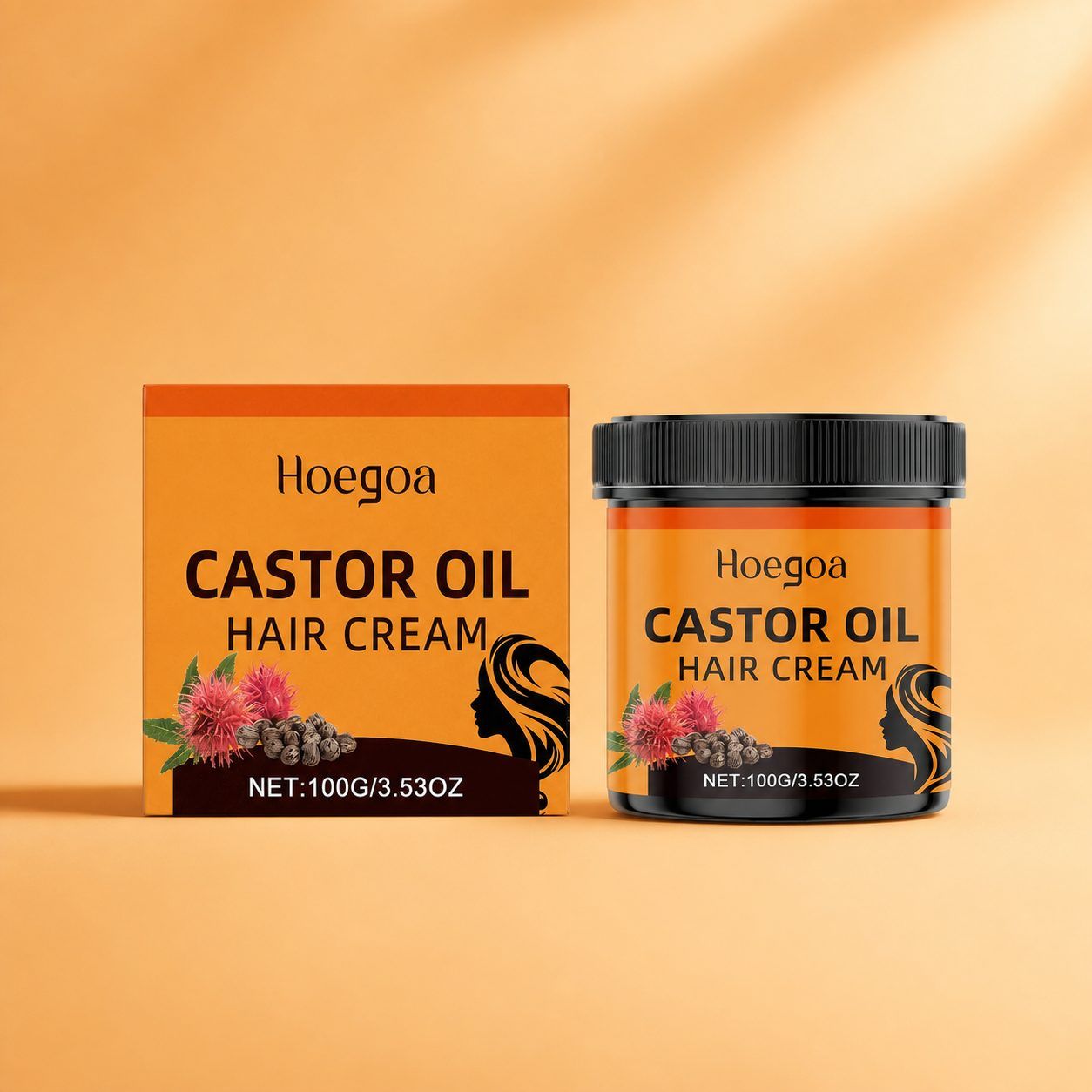 HOEGOA Leave-In Hair Conditioning Cream, 100 g