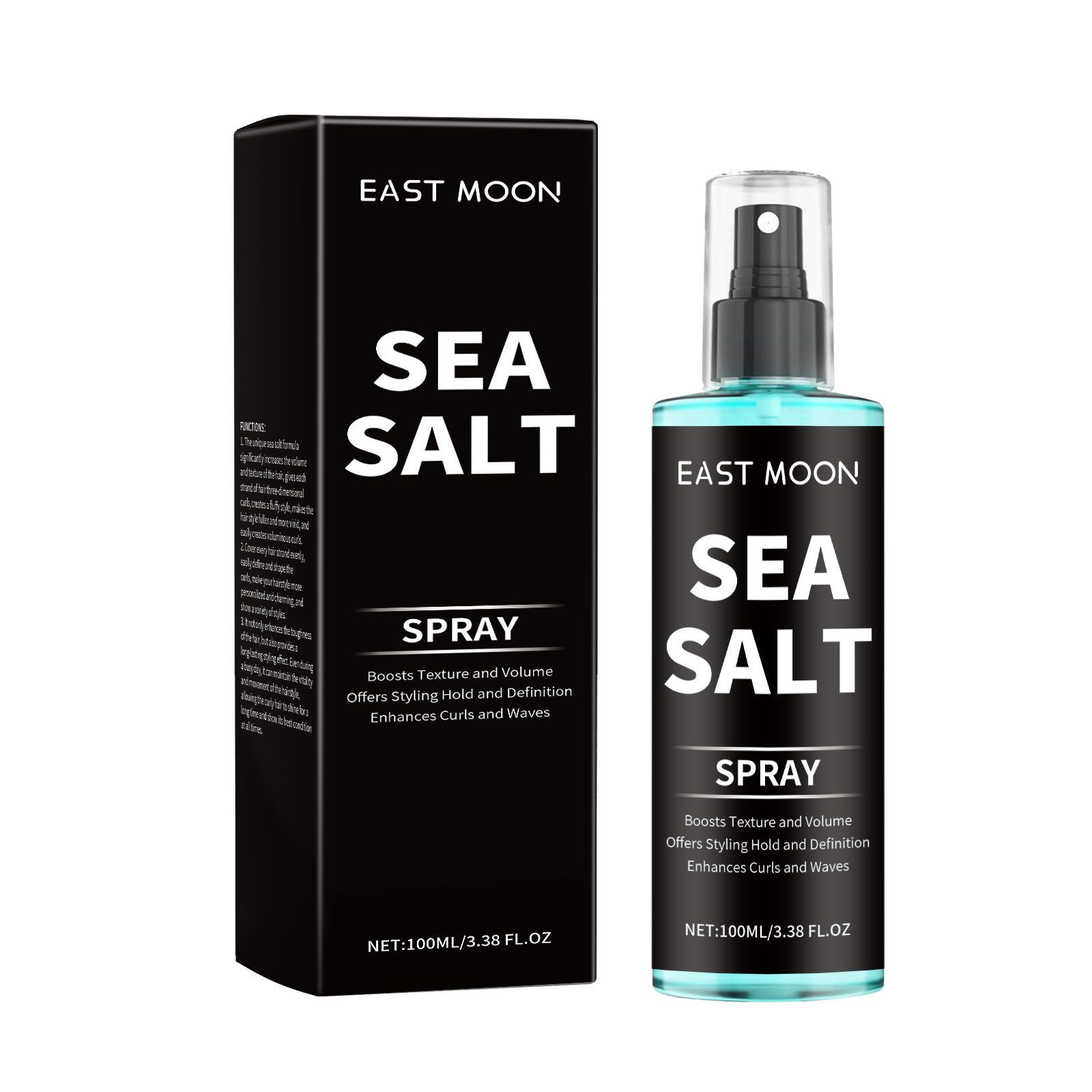 EAST MOON Sea Salt Curl Styling Spray, 100 ml image 2