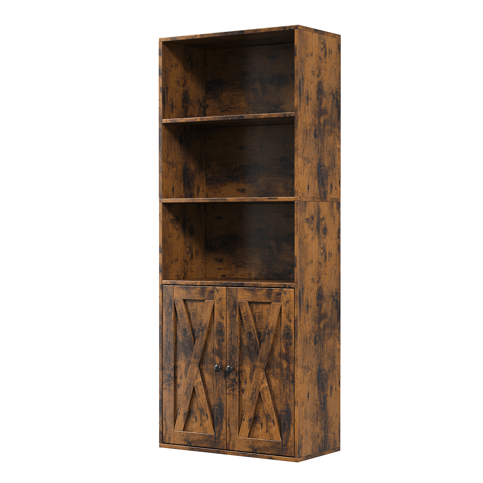 5 Tier Bookshelf with Doors
