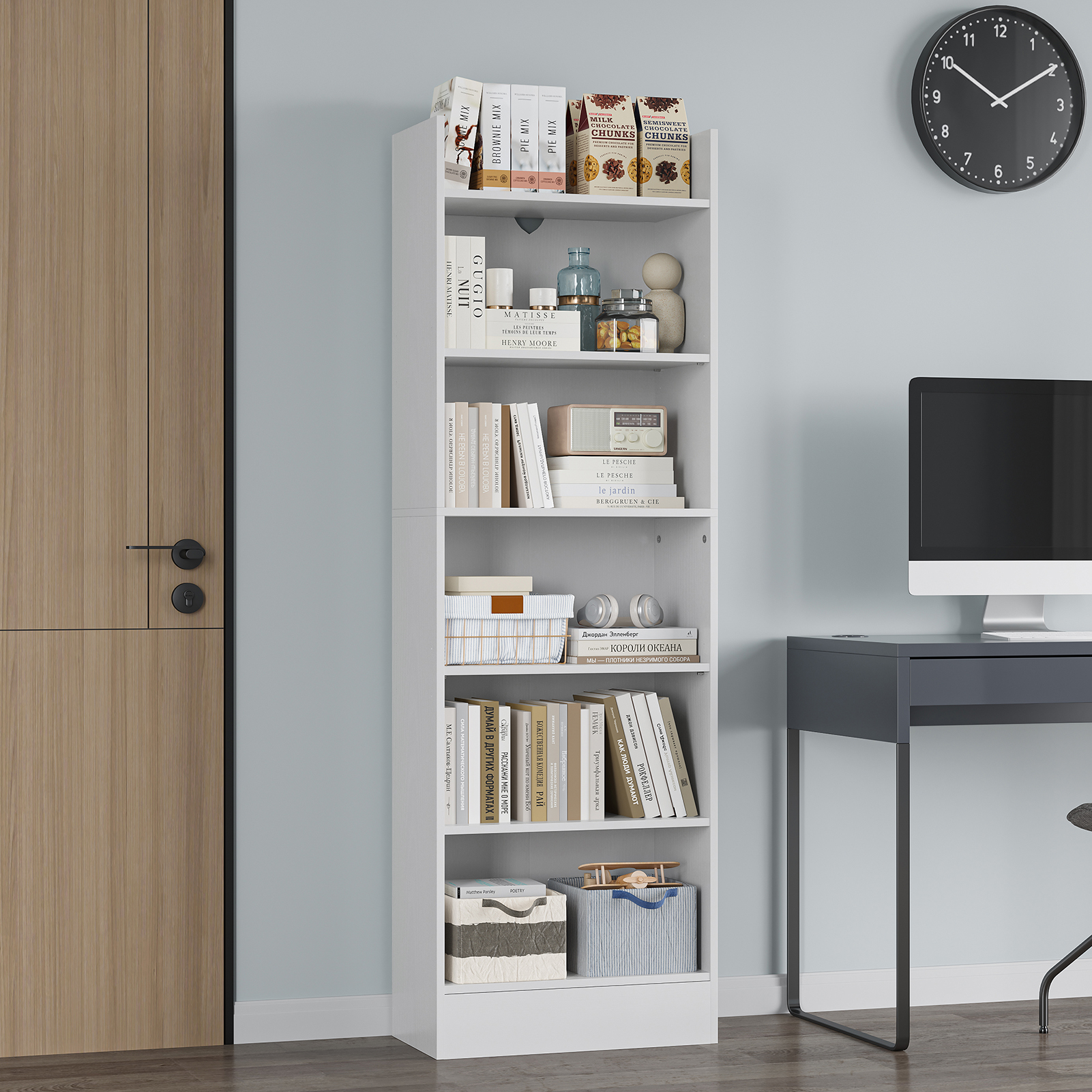 6 Tier Bookshelf Bookcase, picture 2 of 5