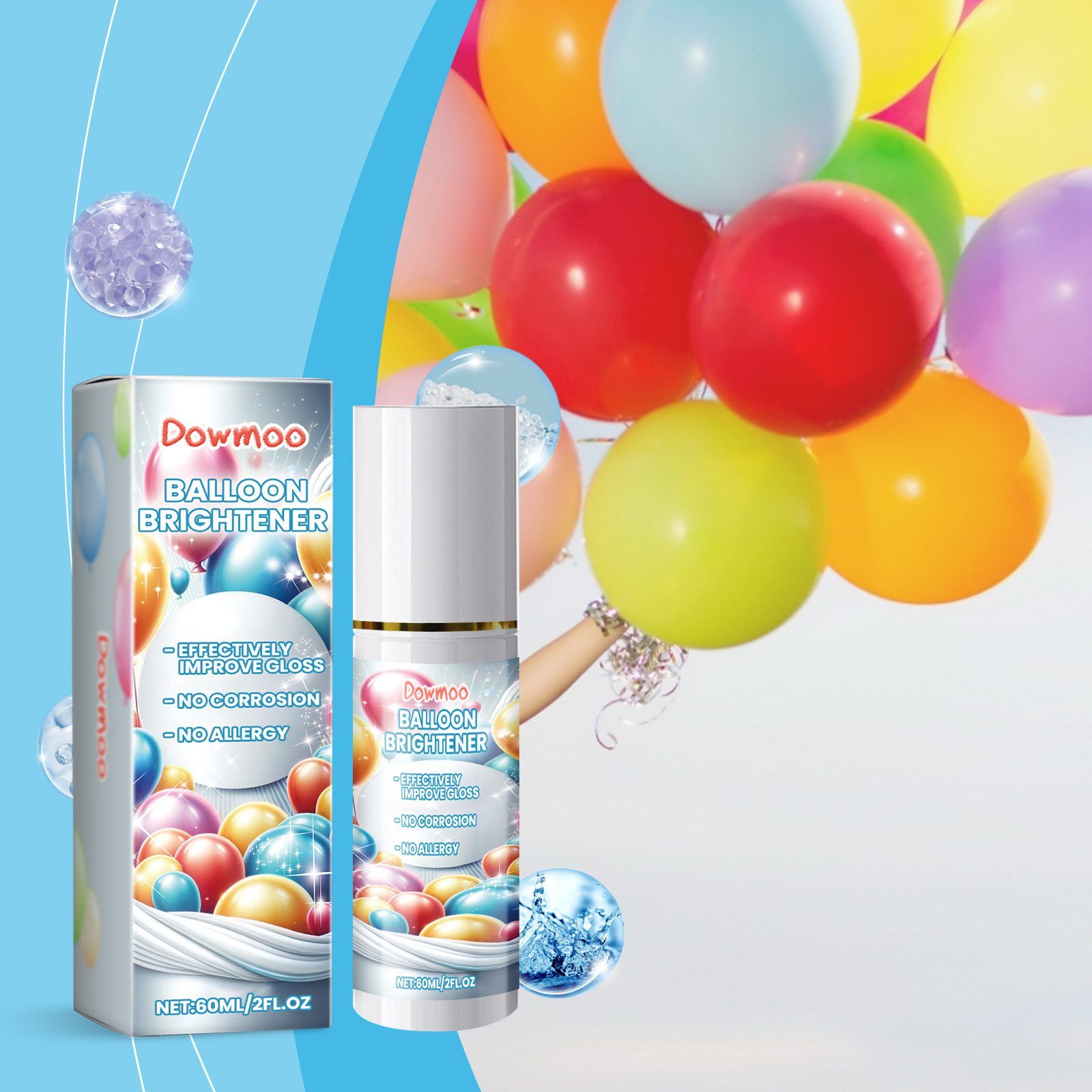 DOWMOO Balloon Shine Care Spray, 60 ml image 3